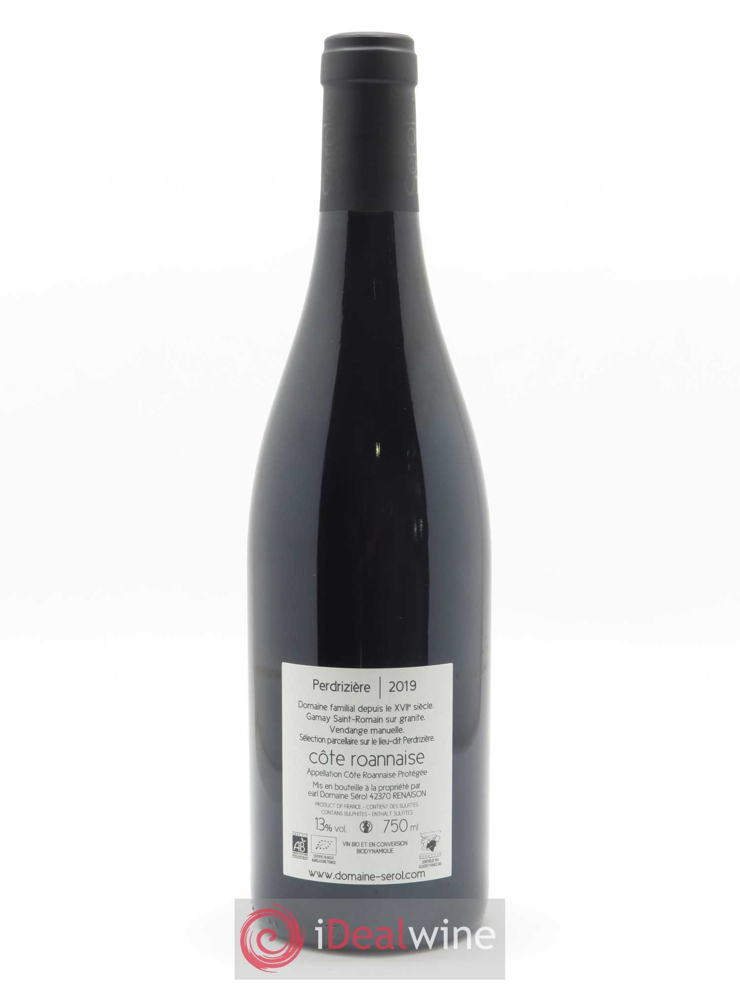 Côte Roannaise Perdrizière Domaine Sérol 2019 - Lot de 1 bouteille - 1