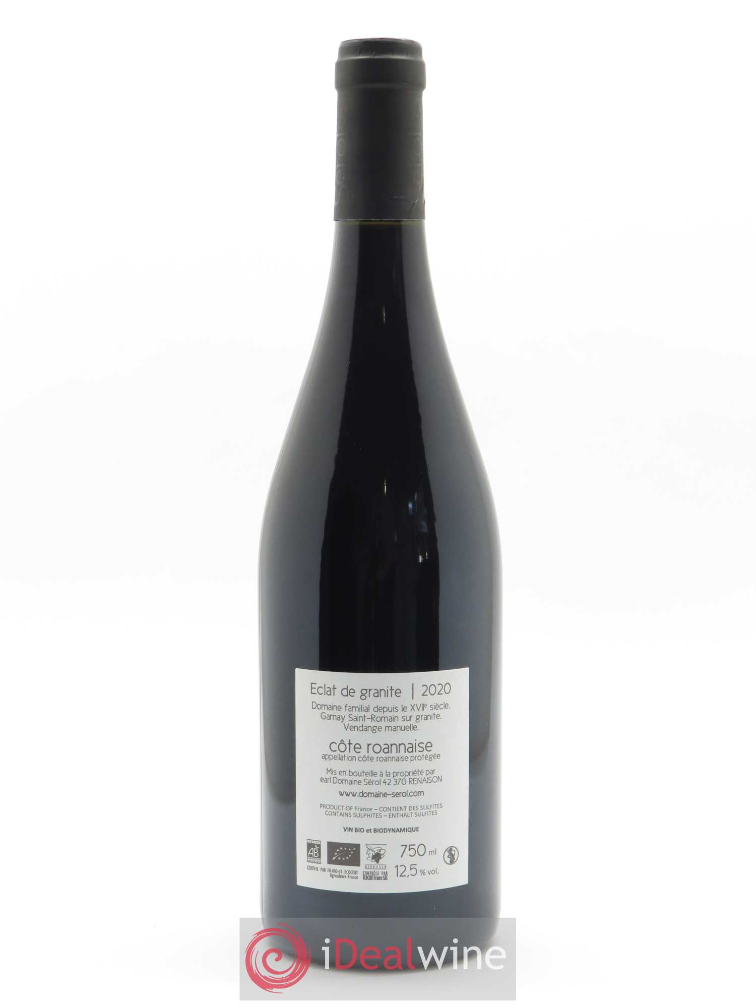 Côte Roannaise Eclat de Granite Domaine Sérol 2020 - Lotto di 1 bottiglia - 1
