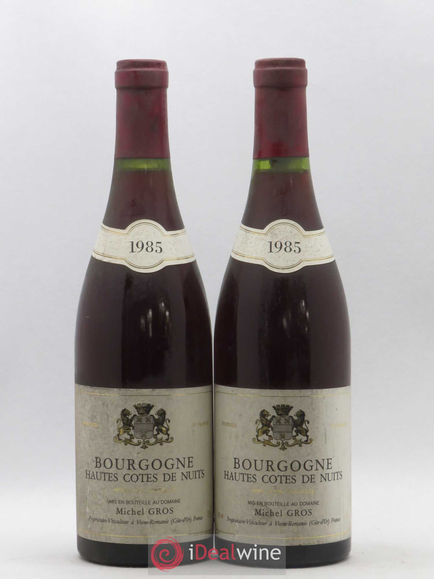 Hautes-Côtes de Nuits Michel Gros 1985 - Lot de 2 bouteilles - 0