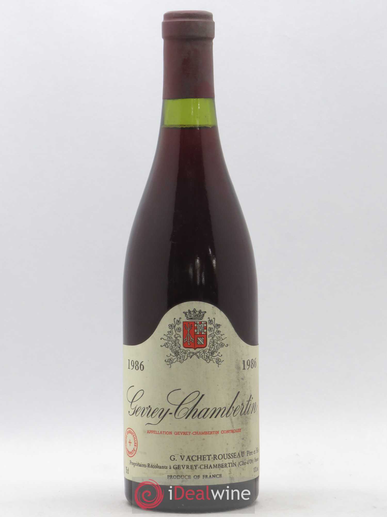 Gevrey-Chambertin Vachet Rousseau 1986 - Lot de 1 bouteille - 0
