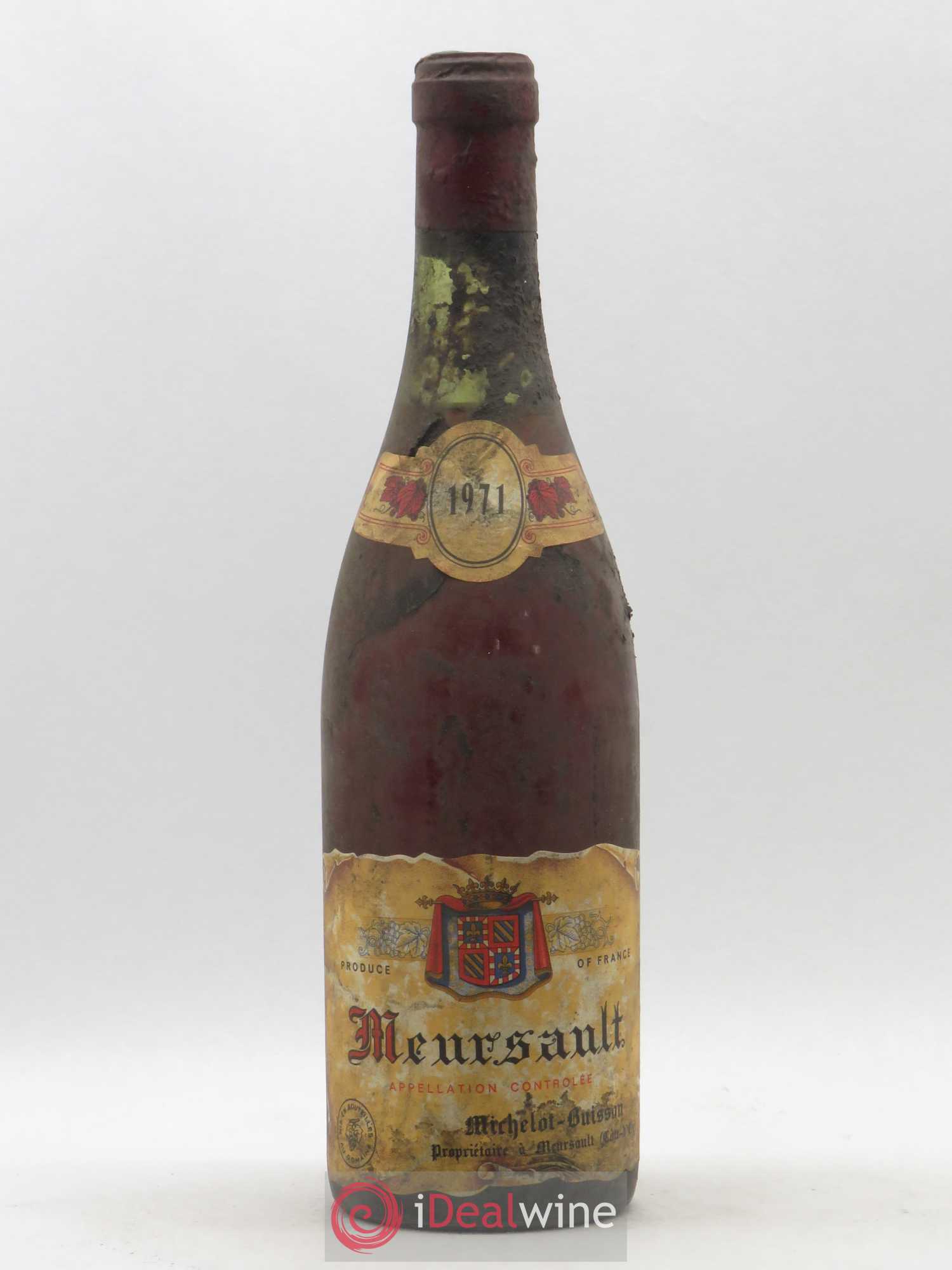 Meursault Michelot Buisson 1971 - Posten von 1 Flasche - 0