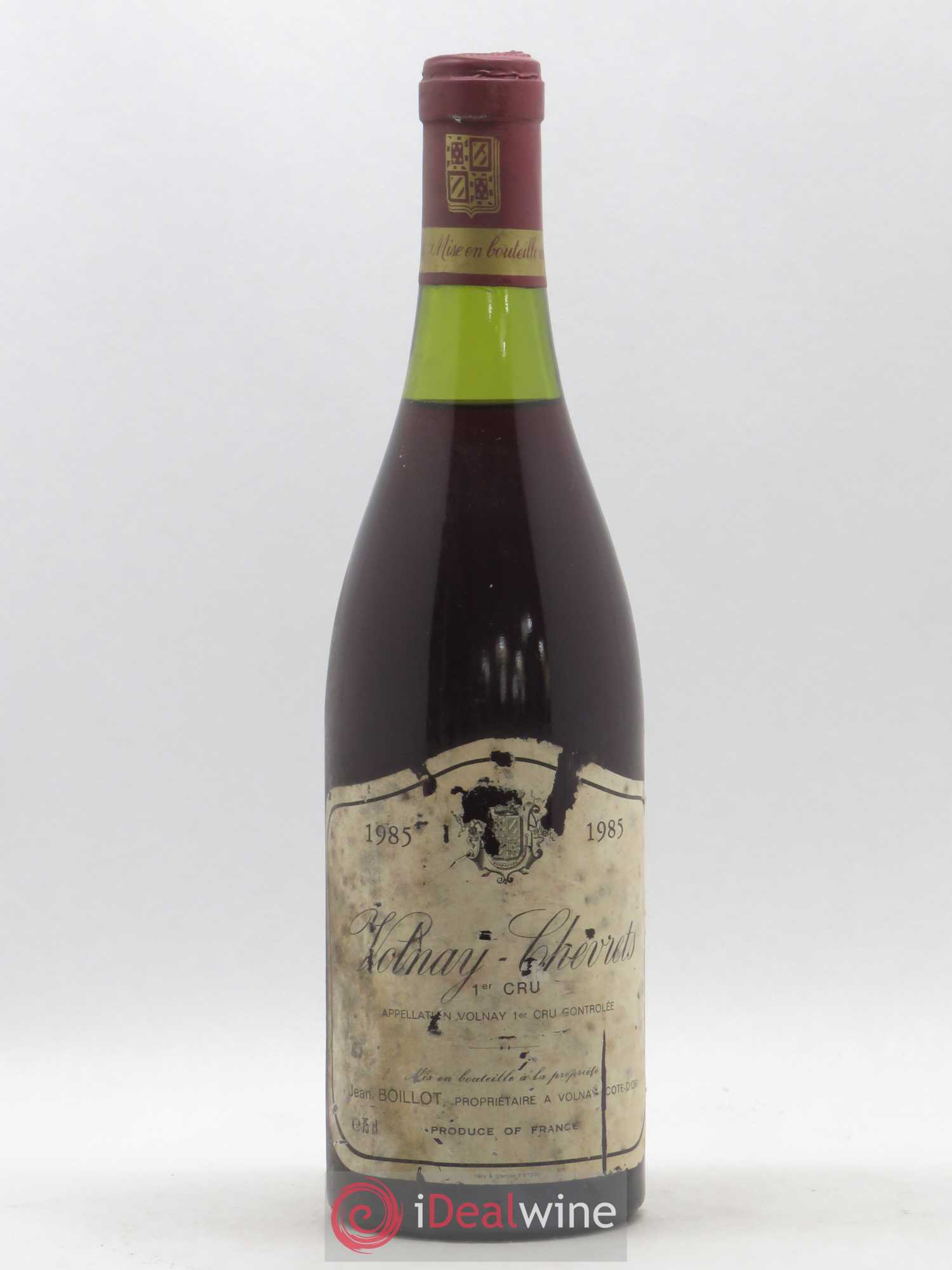 Volnay 1er Cru Les Chevrets Henri Boillot (Domaine) Jean Boillot 1985 - Lot de 1 bouteille - 0
