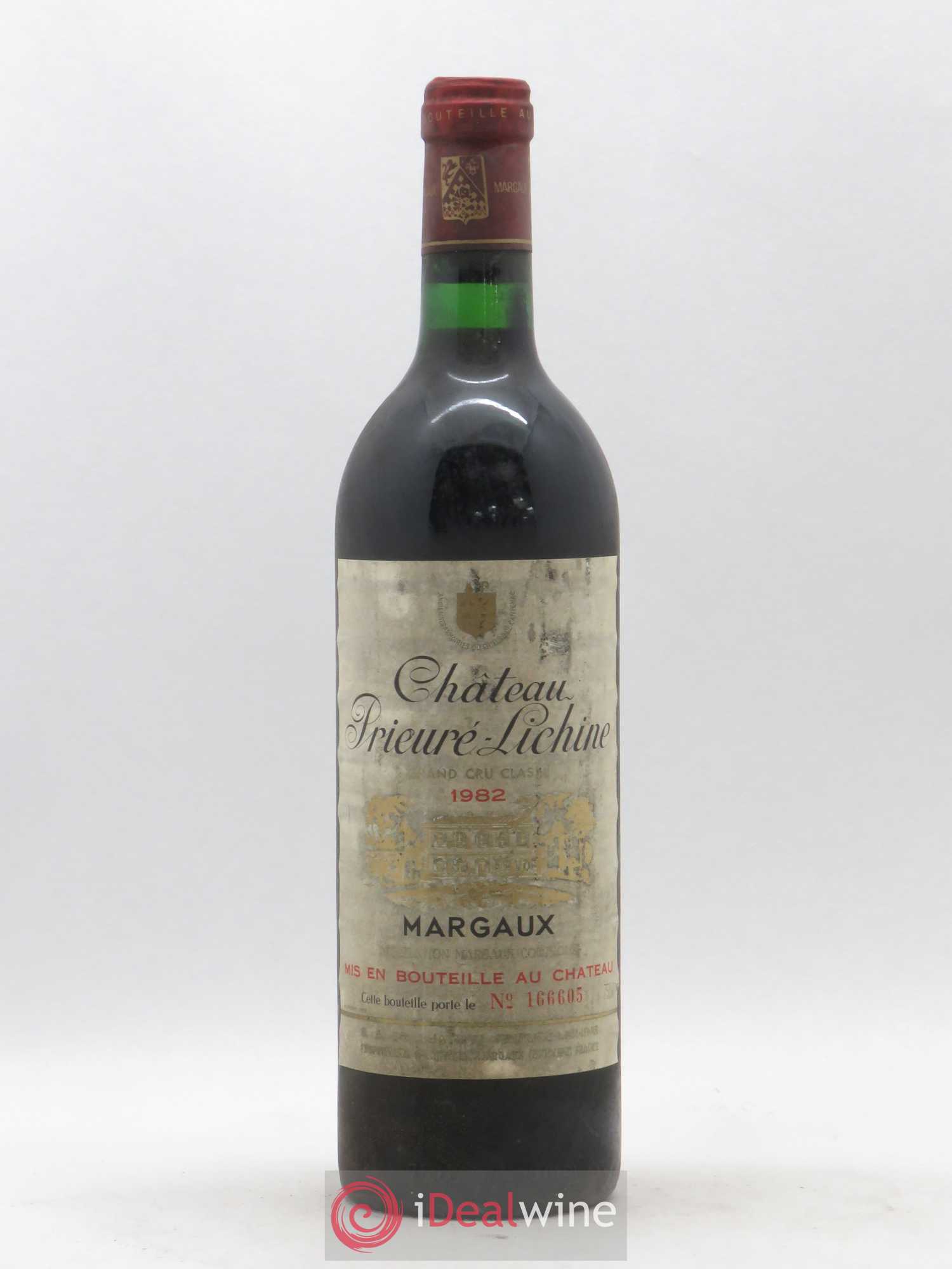 Château Prieuré Lichine 4ème Grand Cru Classé 1982 - Lot de 1 bouteille - 0