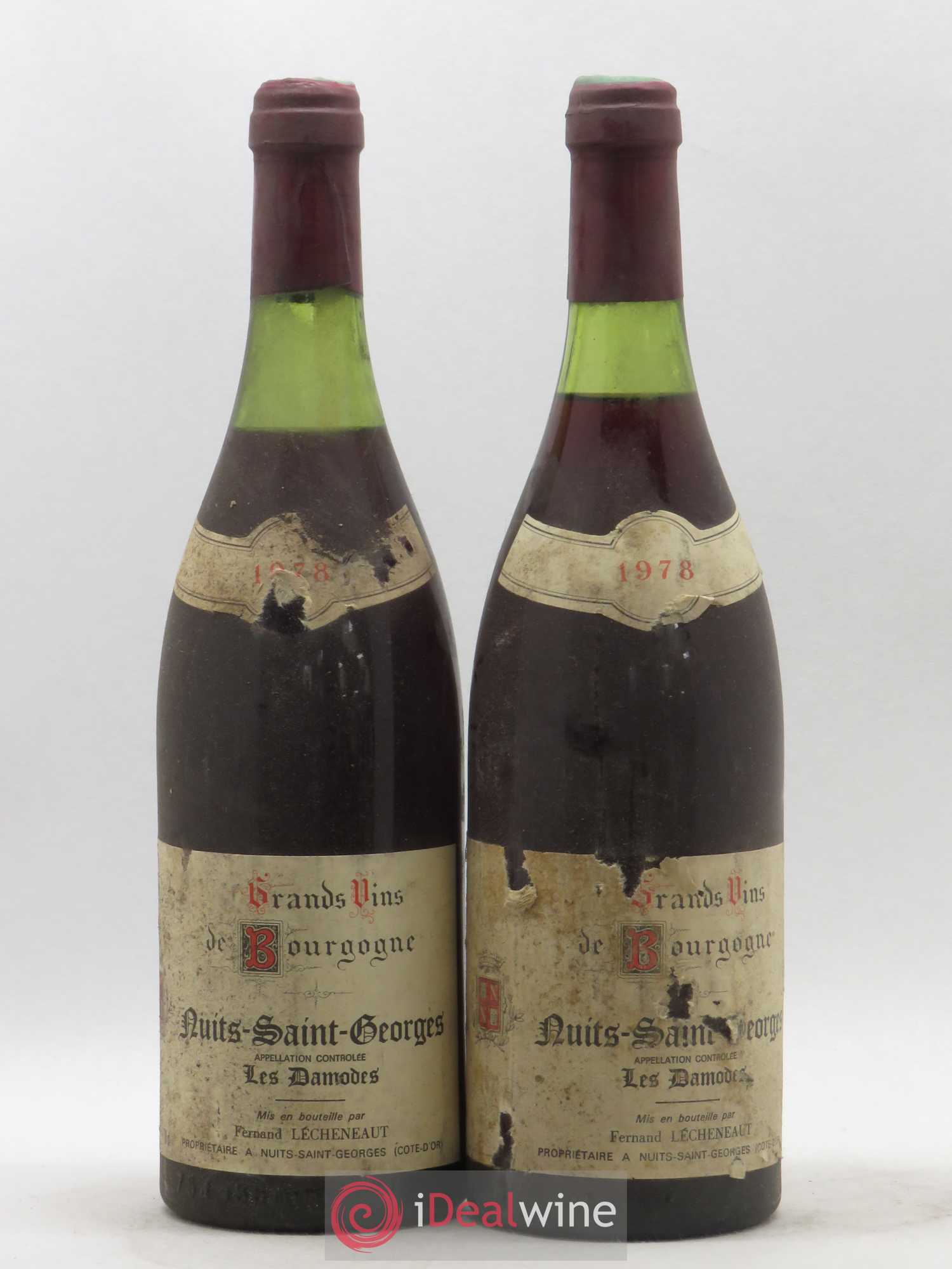 Nuits-Saint-Georges Les Danobes Lacherat 1978 - Posten von 2 Flaschen - 0