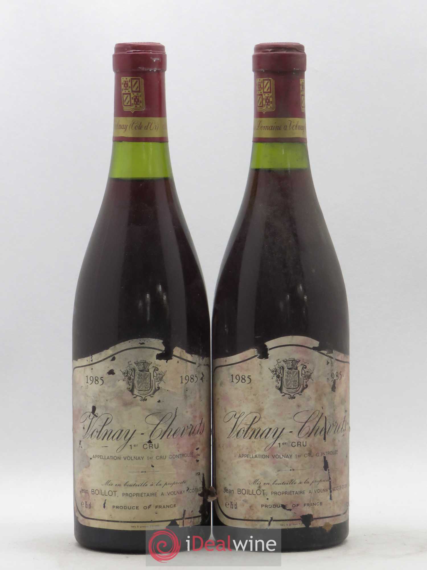 Volnay 1er Cru Les Chevrets Domaine Jean Boillot 1985 - Posten von 1 Flasche - 0