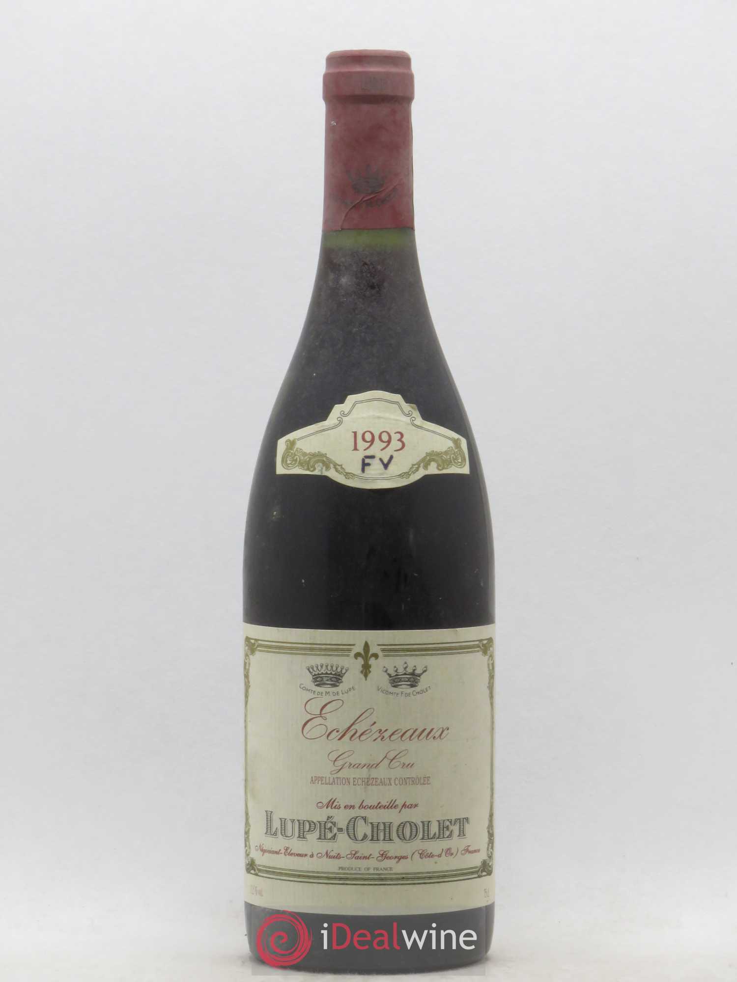 Echezeaux Grand Cru Lupé Cholet 1993 - Lot de 1 bouteille - 0