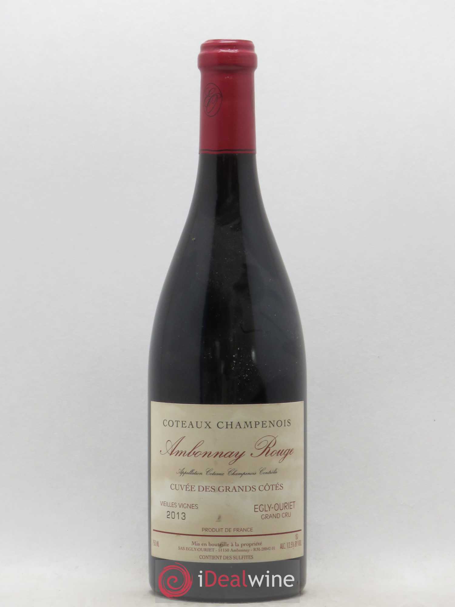 Ambonnay Cuvée des Grands Côtés VV Grand Cru Egly-Ouriet 2013 - Lot de 1 bouteille - 0