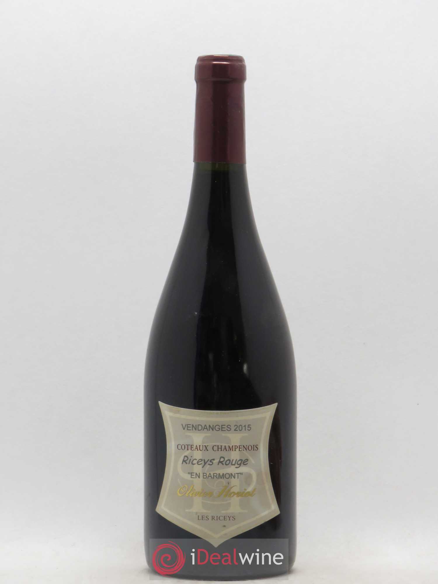 Coteaux Champenois En Barmont Olivier Horiot Riceys 2015 - Lot de 1 bouteille - 0