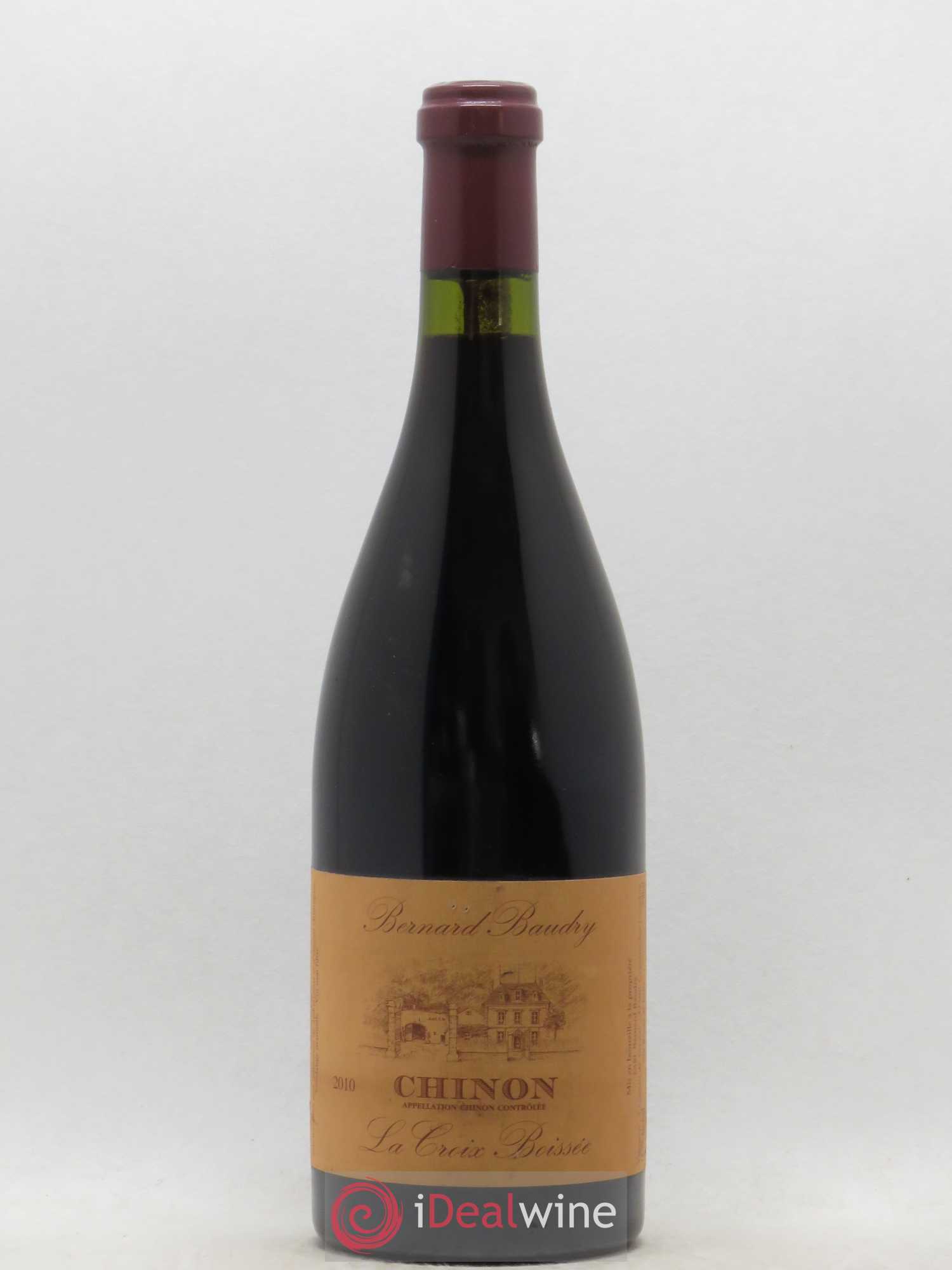 Chinon La Croix Boissée Bernard Baudry 2010 - Lot de 1 bouteille - 0