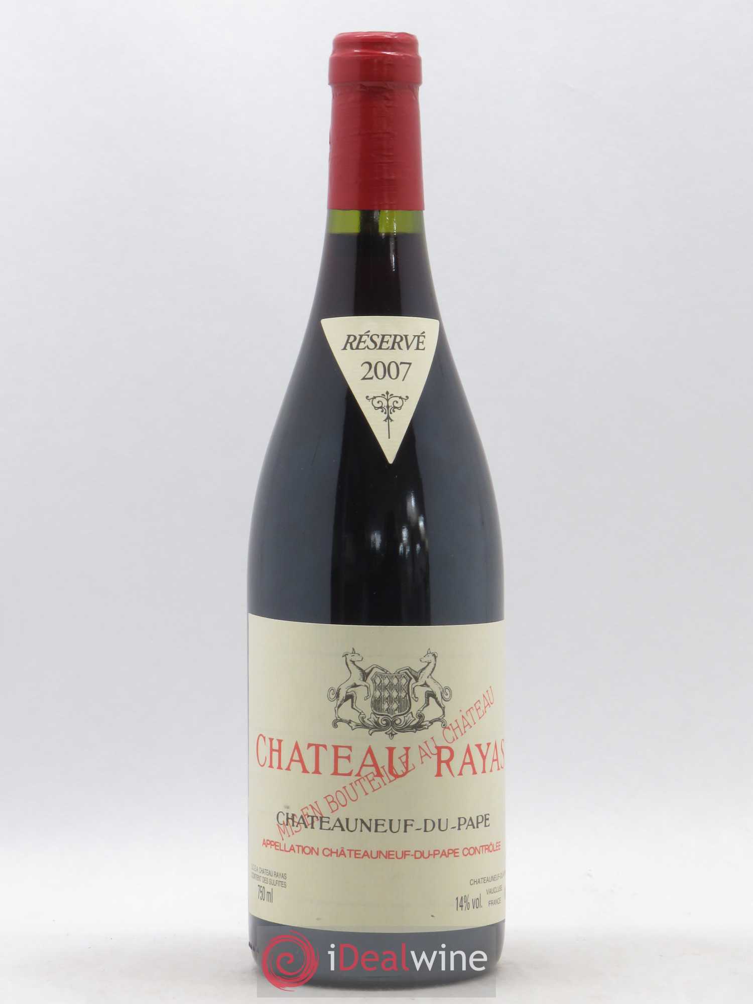 Châteauneuf-du-Pape Château Rayas Emmanuel Reynaud 2007 - Lot de 1 bouteille - 0