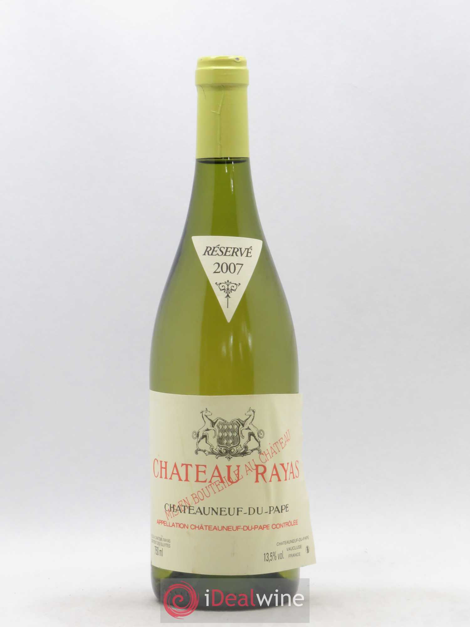 Châteauneuf-du-Pape Château Rayas Emmanuel Reynaud 2007 - Lot de 1 bouteille - 0