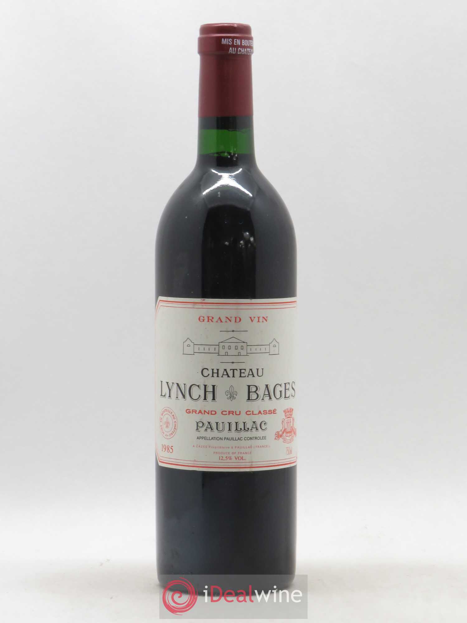 Château Lynch Bages 5ème Grand Cru Classé 1985 - Lot de 1 bouteille - 0