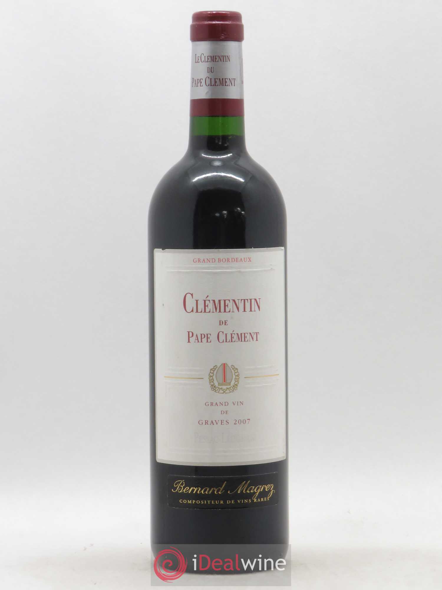 Le Clémentin de Pape Clément Second Vin 2007 - Lot de 1 bouteille - 0