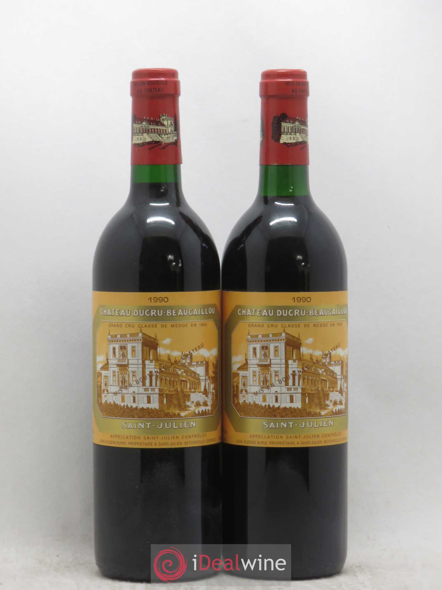 Château Ducru Beaucaillou 2ème Grand Cru Classé 1990 - Lot de 2 bouteilles - 0