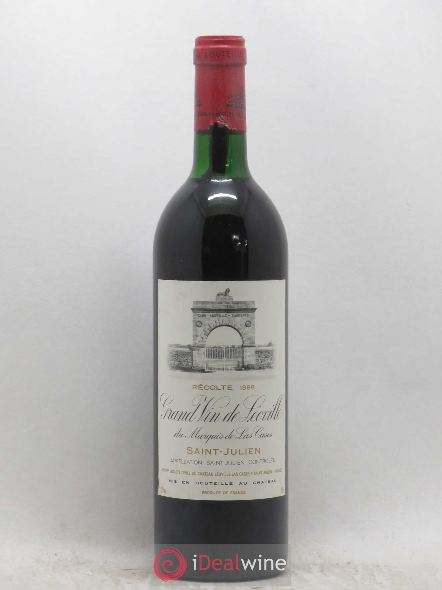 Château Léoville Las Cases 2ème Grand Cru Classé 1988 - Lot de 1 bouteille - 0