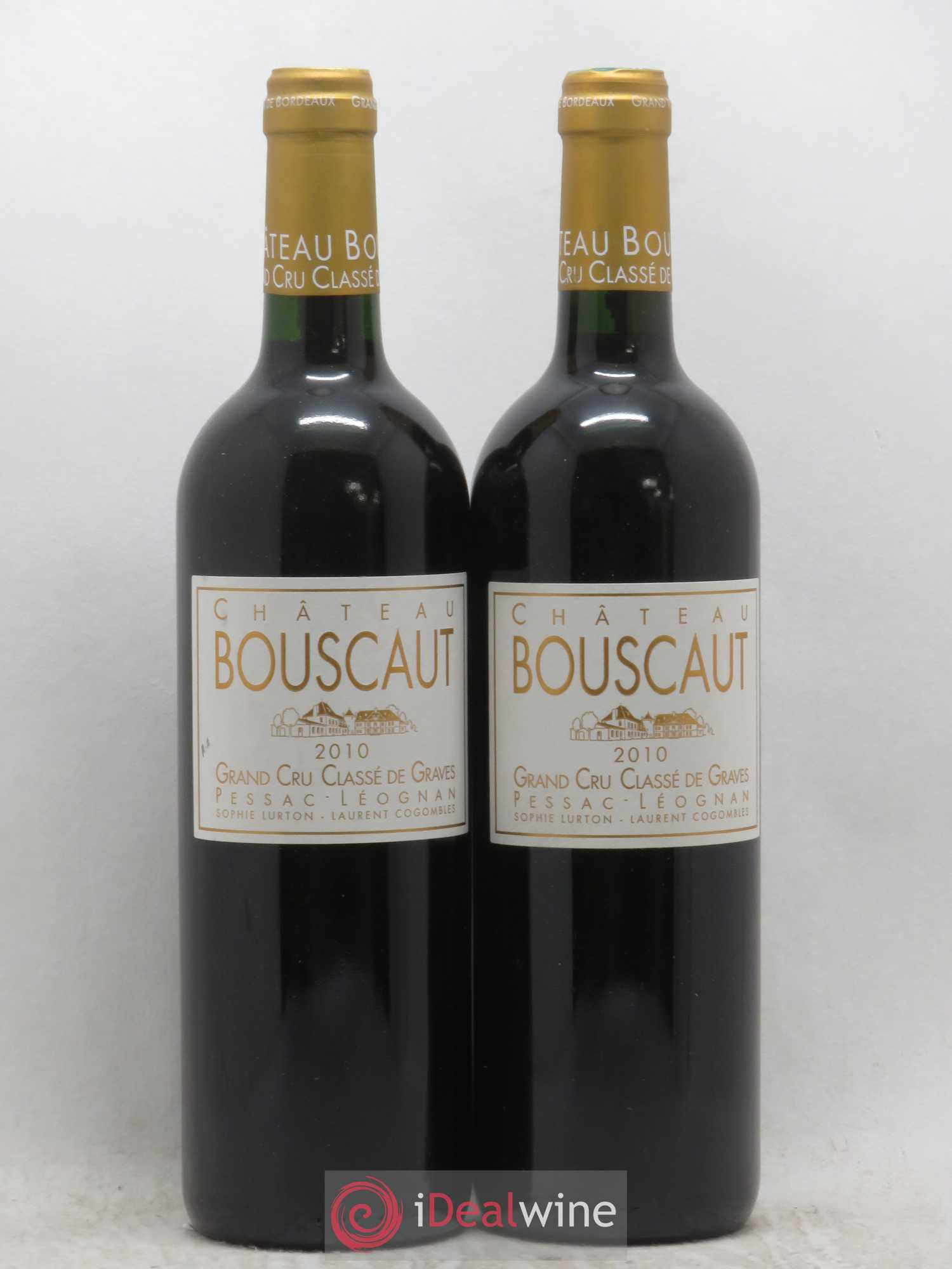 Château Bouscaut Cru Classé de Graves 2010 - Lot de 2 bouteilles - 0