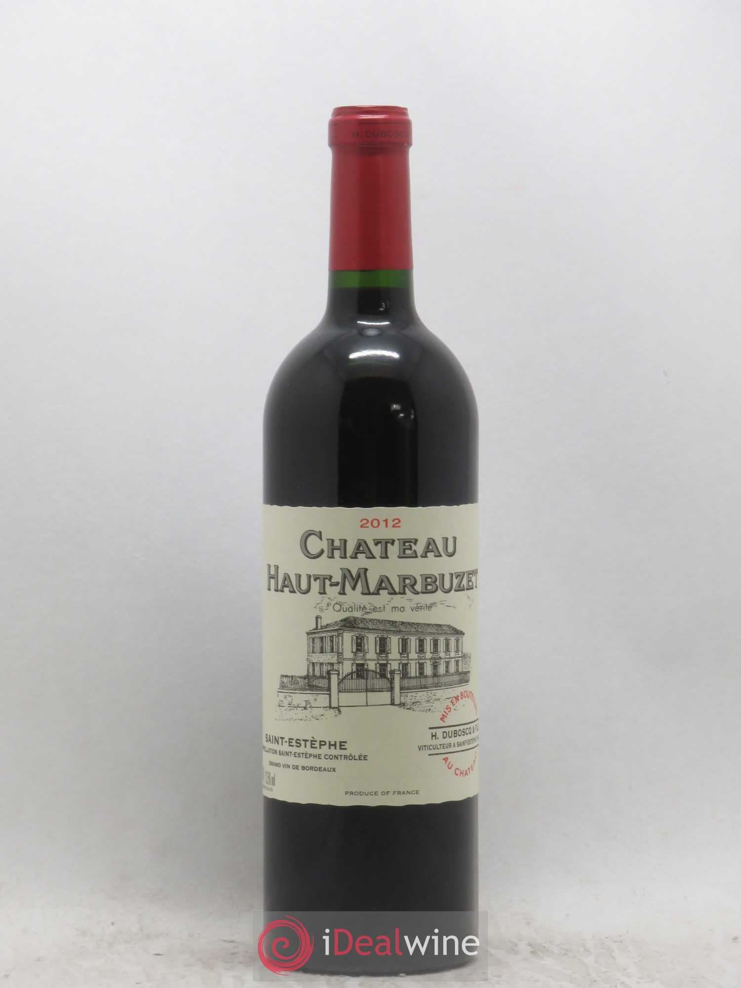 Château Haut Marbuzet 2012 - Lot de 1 bouteille - 0