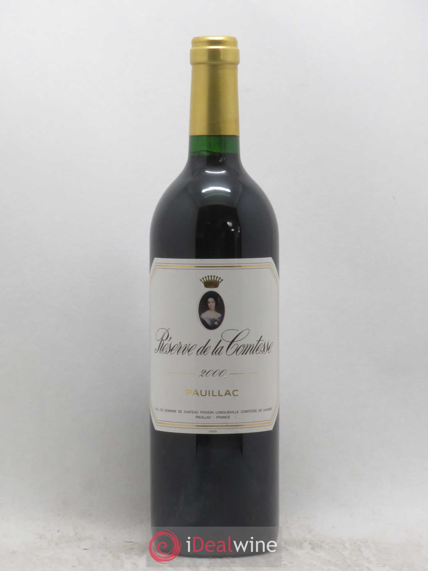 Réserve de la Comtesse Second Vin 2000 - Lot de 1 bouteille - 0