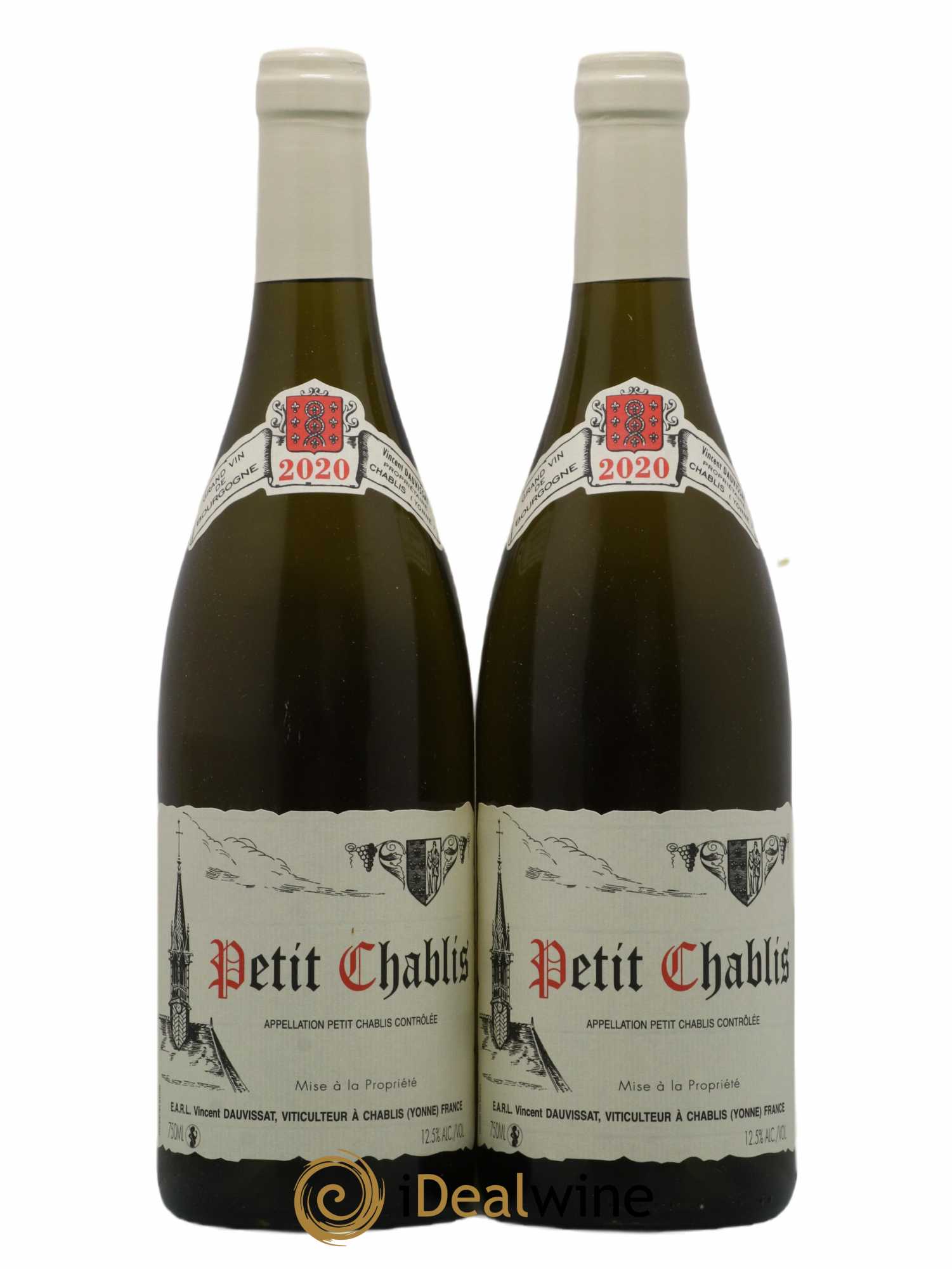 Petit Chablis Vincent Dauvissat (Domaine) 2020 - Lot de 2 bouteilles - 0