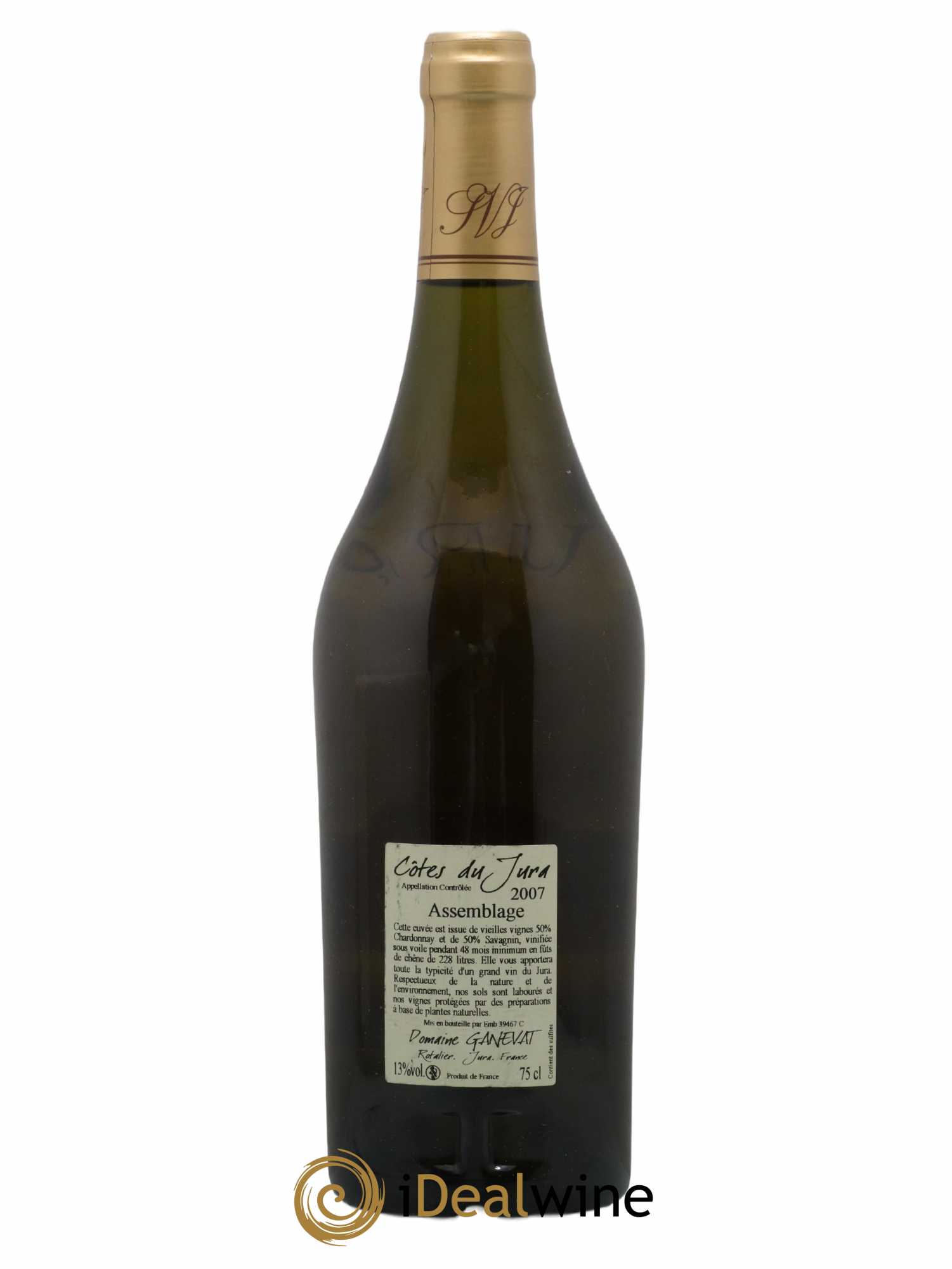 Côtes du Jura Cuvée de Garde Jean-François Ganevat (Domaine) 2007 - Lot de 1 bouteille - 1