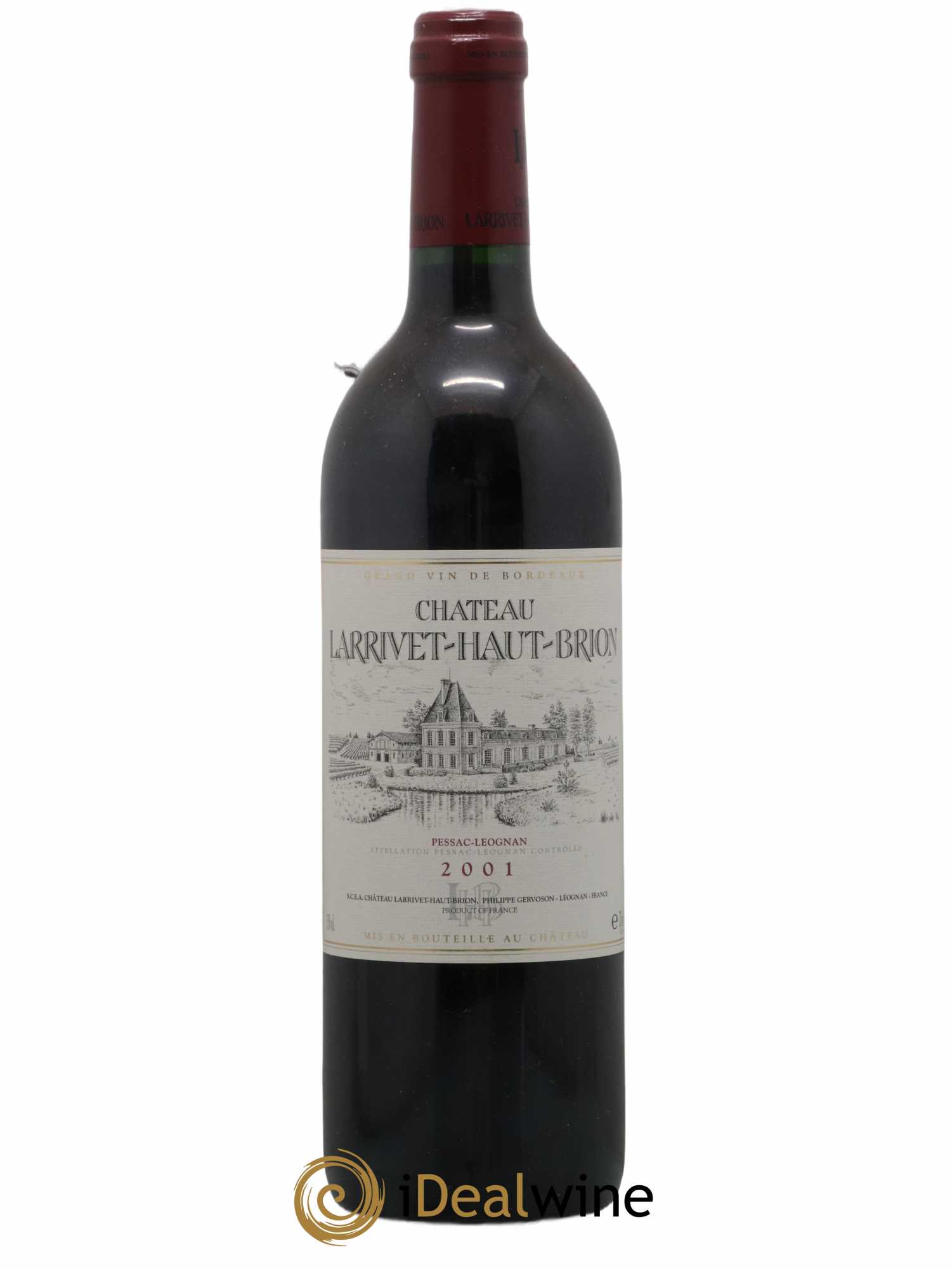 Château Larrivet Haut-Brion 2001 - Lot de 1 bouteille - 0