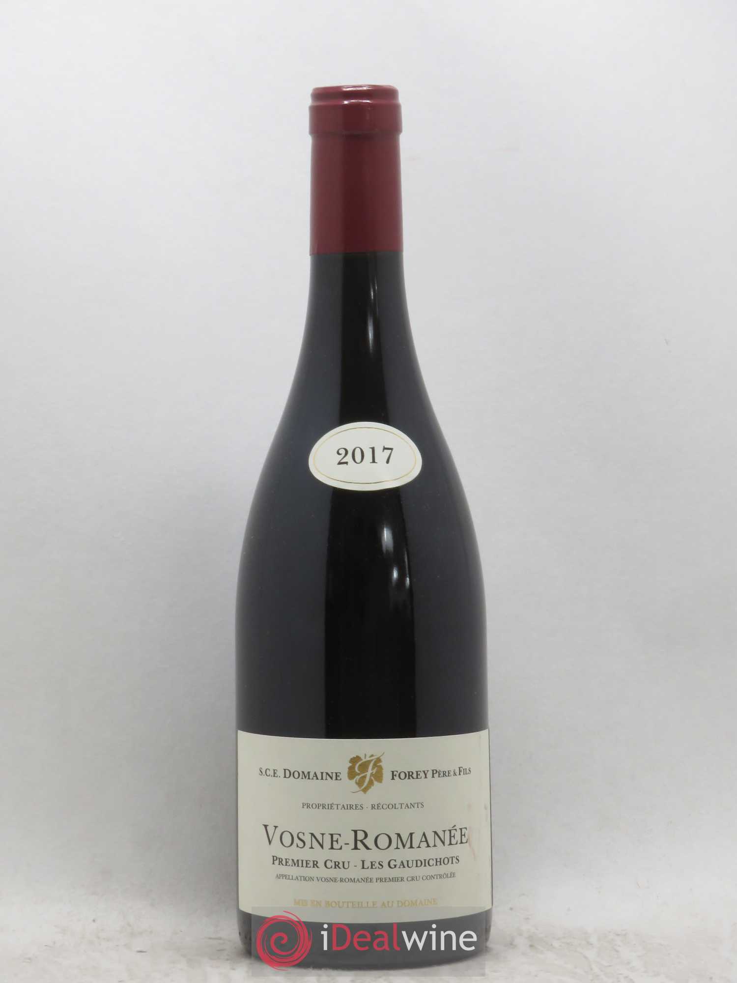 Vosne-Romanée 1er Cru Les Gaudichots Forey Père et Fils (Domaine) 2017 - Lot de 1 bouteille - 0