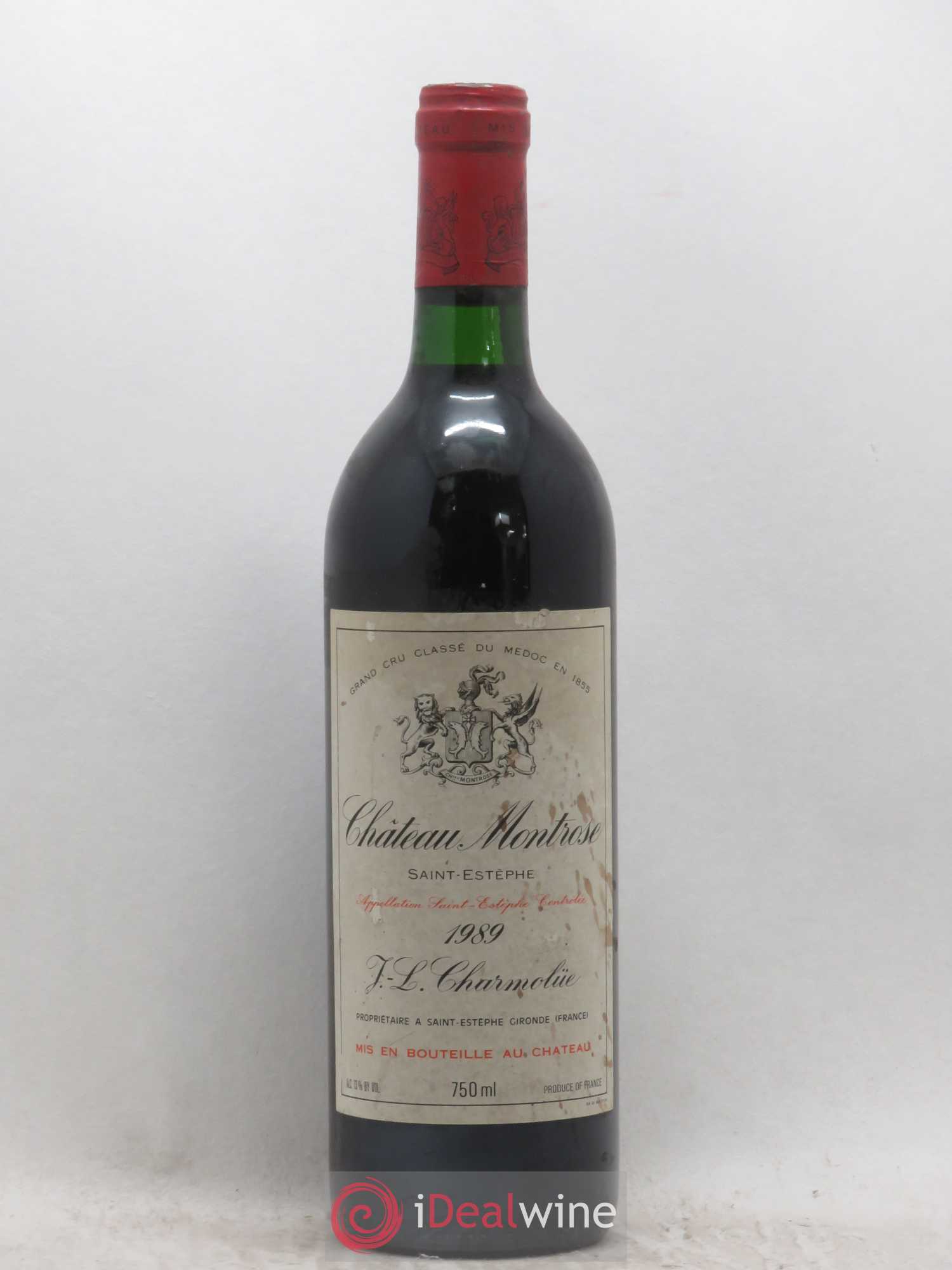 Château Montrose 2ème Grand Cru Classé 1989 - Lot de 1 bouteille - 0
