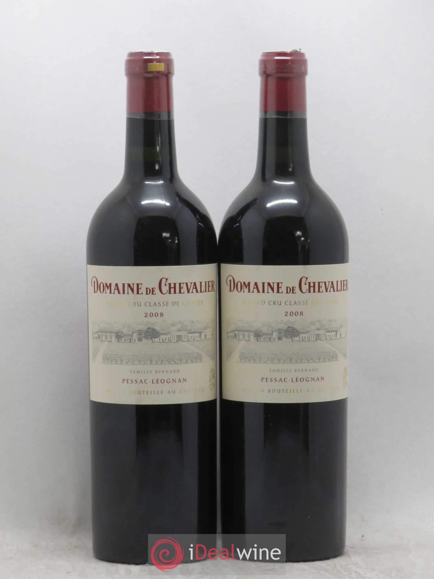 Domaine de Chevalier Cru Classé de Graves 2008 - Lot de 2 bouteilles - 0