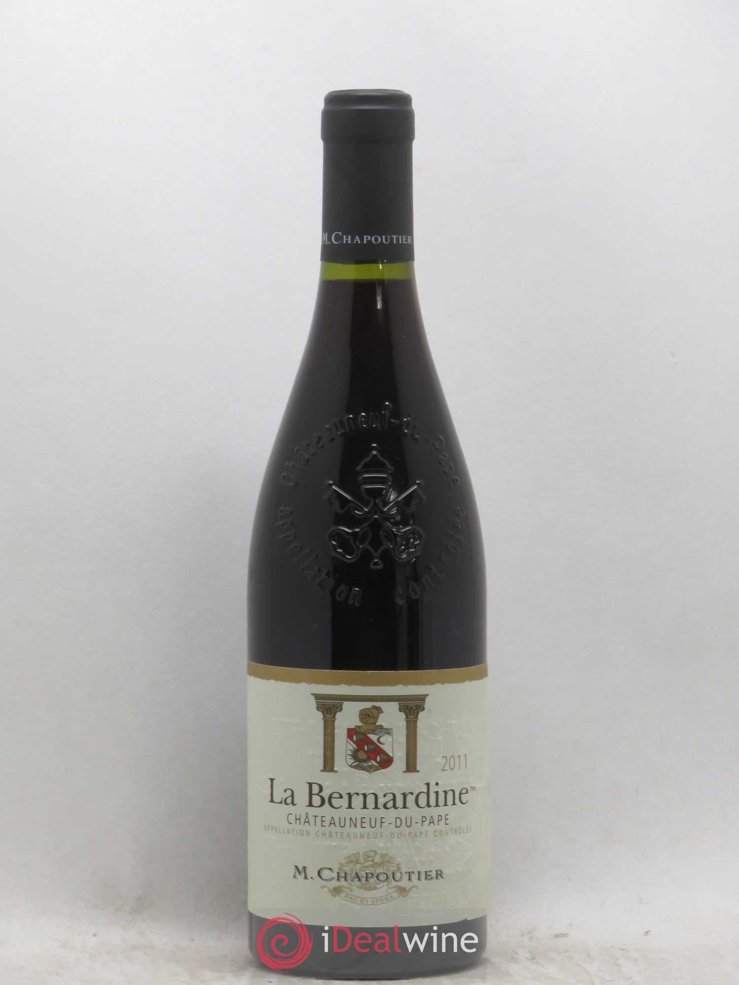 Châteauneuf-du-Pape La Bernardine Chapoutier 2011 - Lot de 1 bouteille - 0