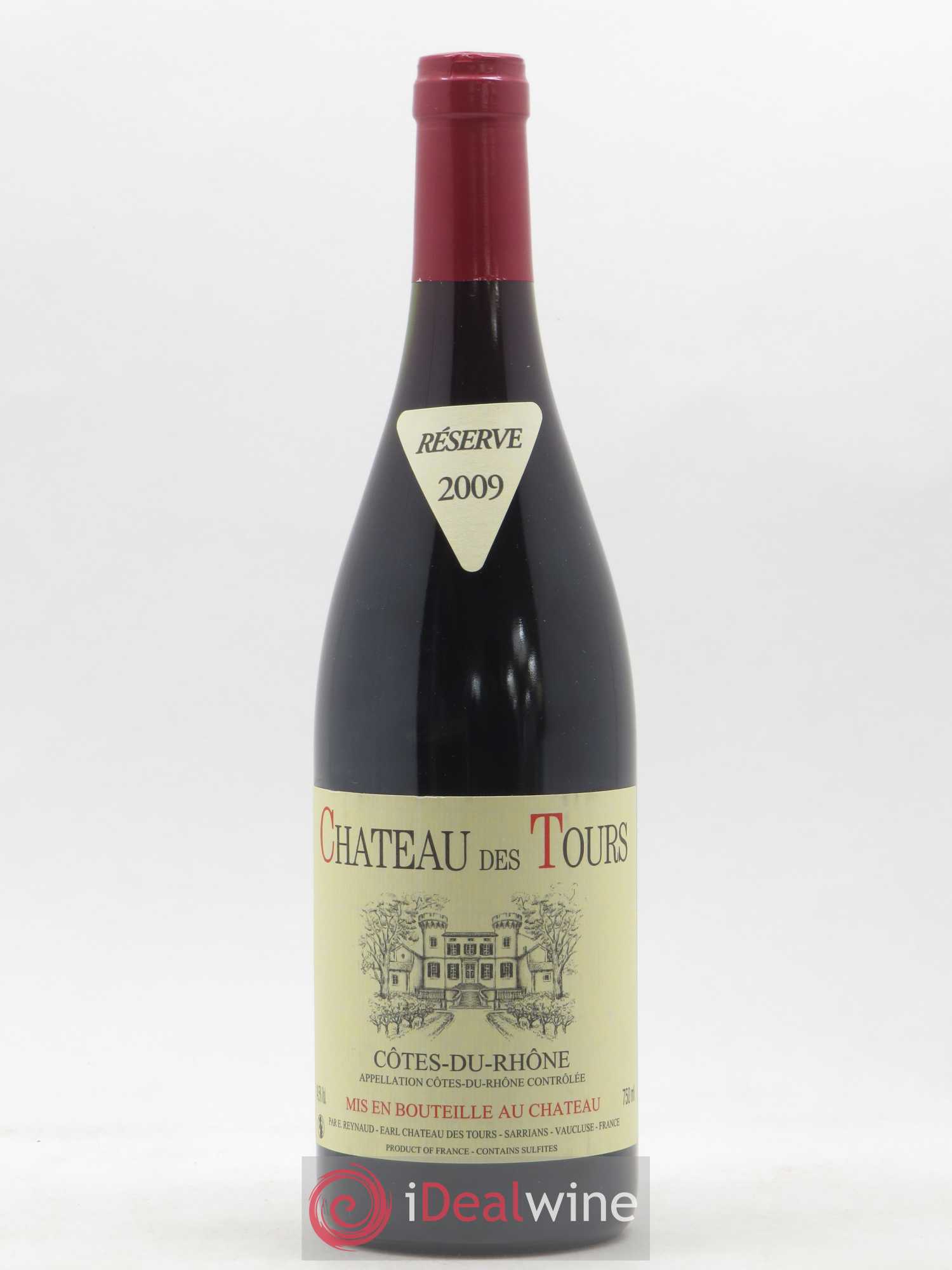 Côtes-du-Rhône Château des Tours Emmanuel Reynaud 2009 - Lot de 1 bouteille - 0