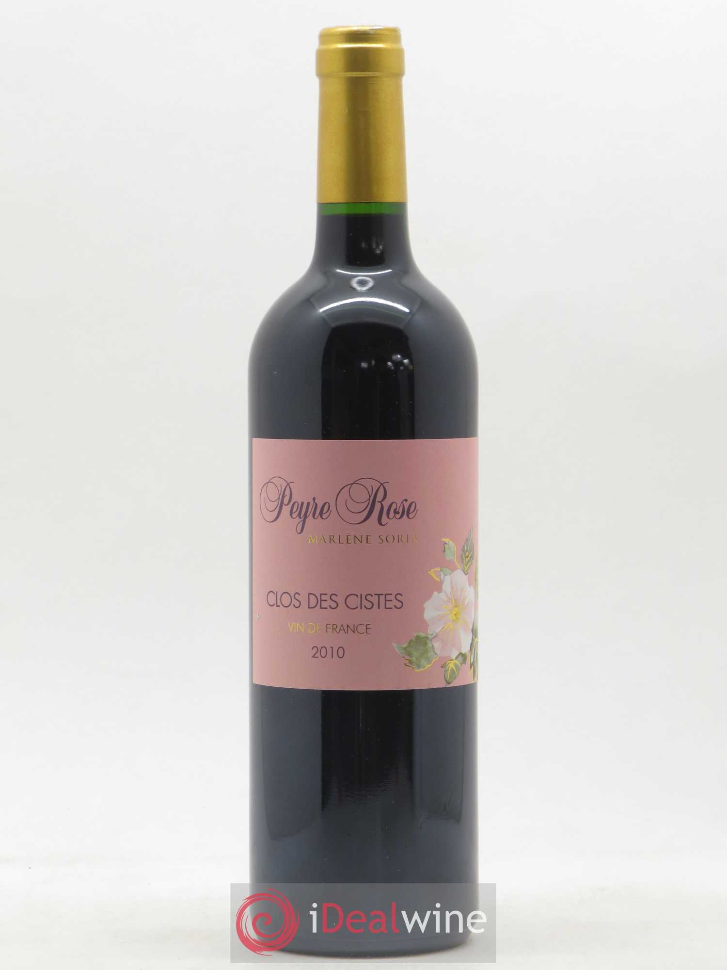 Vin de France Clos des Cistes Domaine Peyre Rose - Marlène Soria 2010 - Posten von 1 Flasche - 0