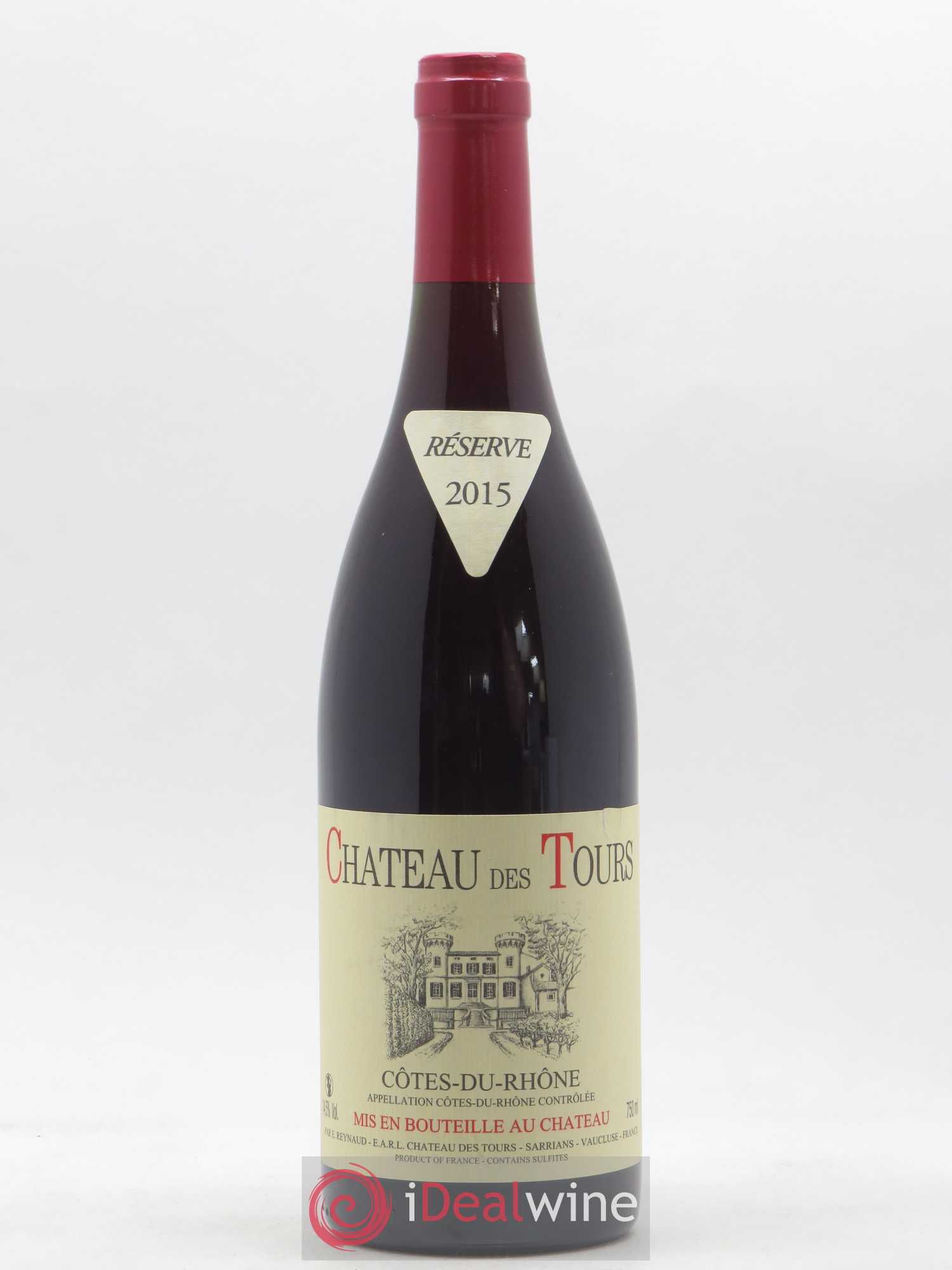 Côtes-du-Rhône Château des Tours Emmanuel Reynaud 2015 - Lot de 1 bouteille - 0