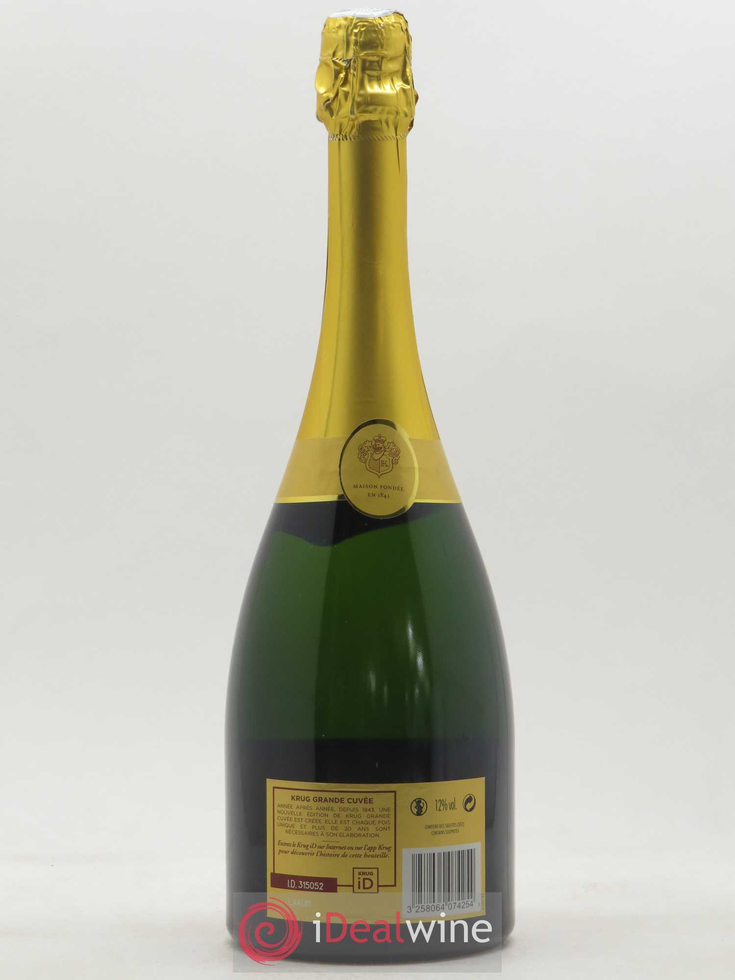 Grande Cuvée - 163ème édition Krug - Lot de 1 bouteille - 1