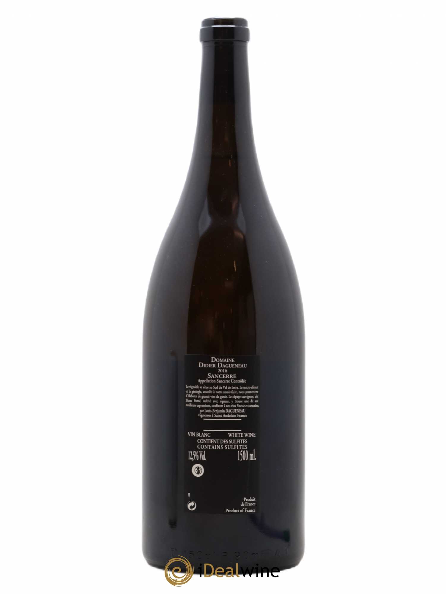 Sancerre Le Mont Damné Chavignol Dagueneau (Domaine Didier - Louis-Benjamin) 2016 - Lot de 1 magnum - 1