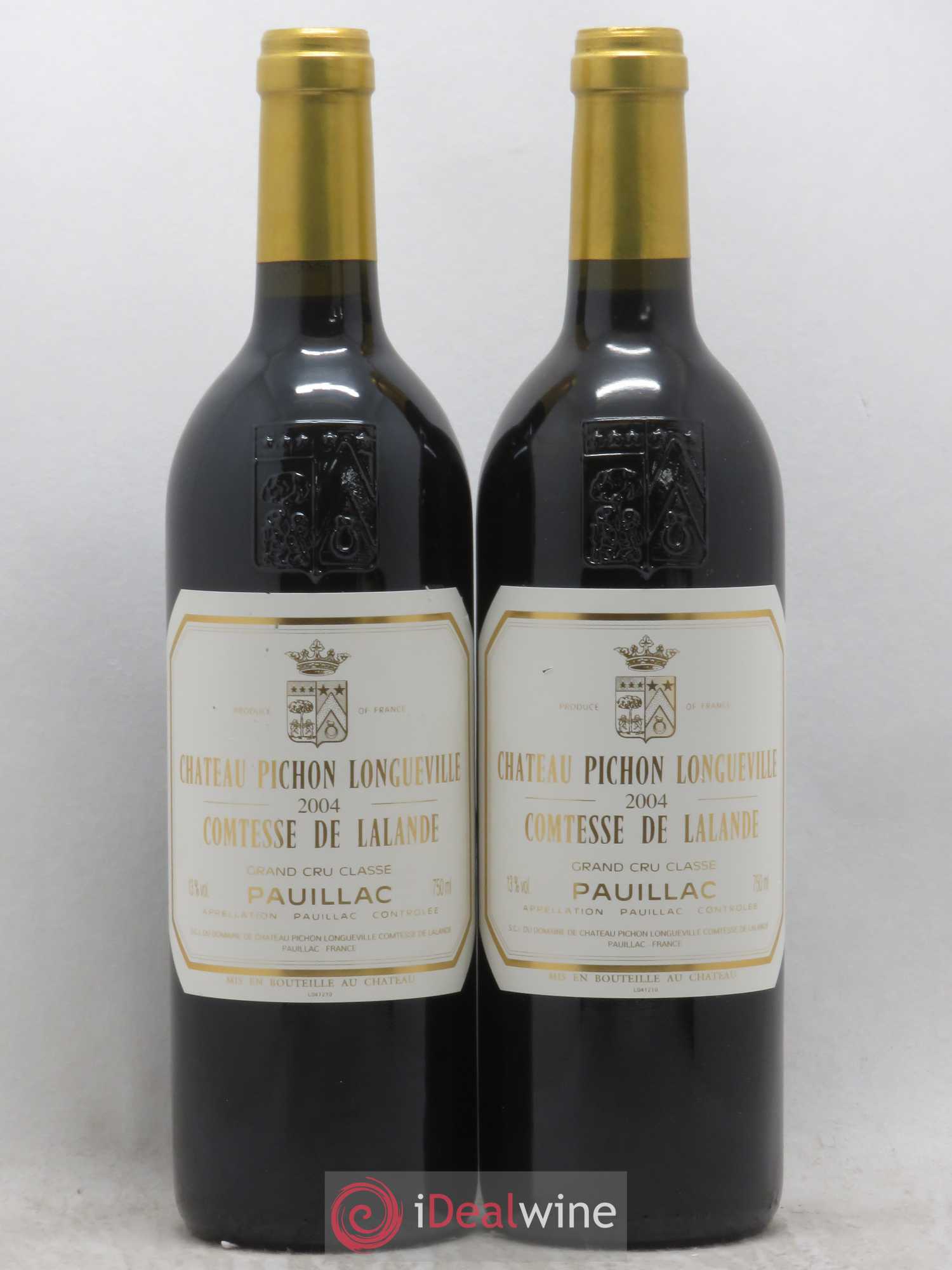 Château Pichon Longueville Comtesse de Lalande 2ème Grand Cru Classé 2004 - Lot de 2 bouteilles - 0
