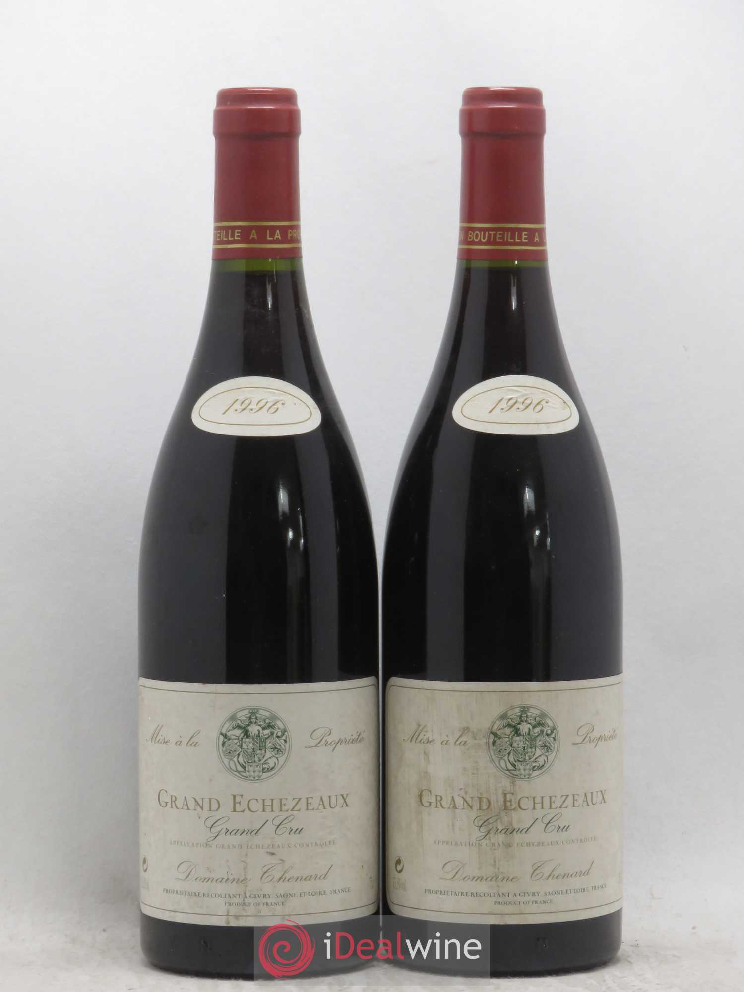 Grands-Echezeaux Grand Cru Domaine Thenard 1996 - Lot de 2 bouteilles - 0