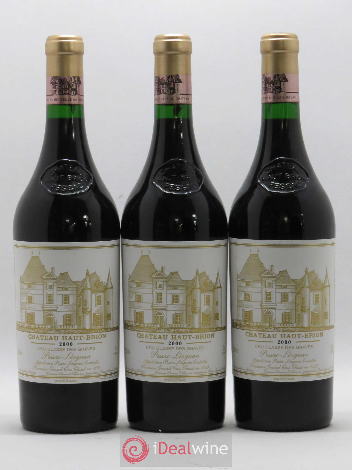 Château Haut Brion 1er Grand Cru Classé 2000 - Lot de 6 bouteilles - 1