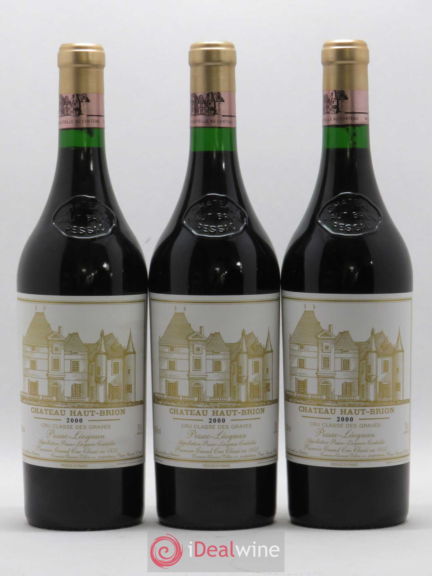 Château Haut Brion 1er Grand Cru Classé 2000 - Lot de 6 bouteilles - 2