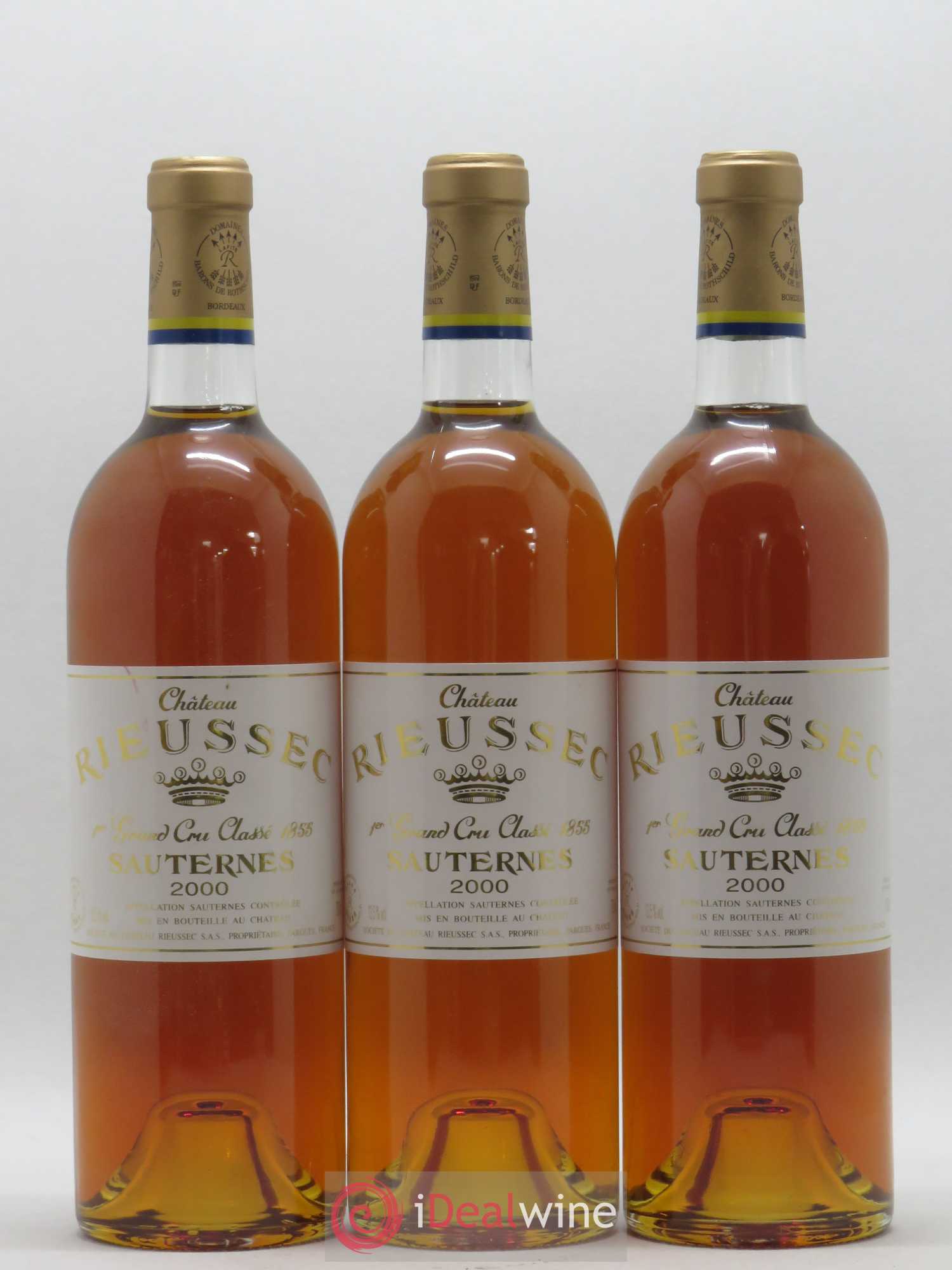 Château Rieussec 1er Grand Cru Classé 2000 - Lot of 6 bottles - 1