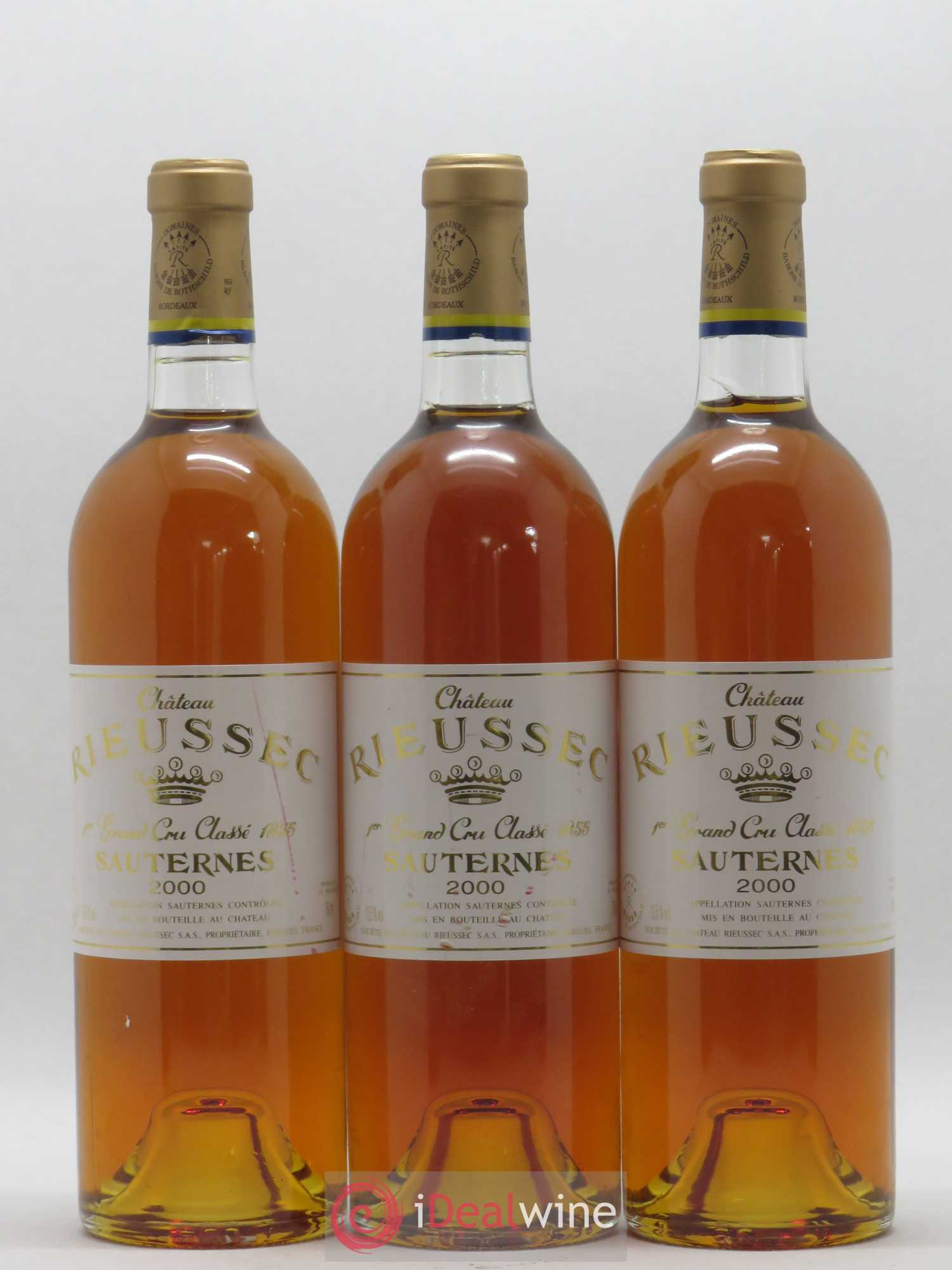 Château Rieussec 1er Grand Cru Classé 2000 - Lot of 6 bottles - 2