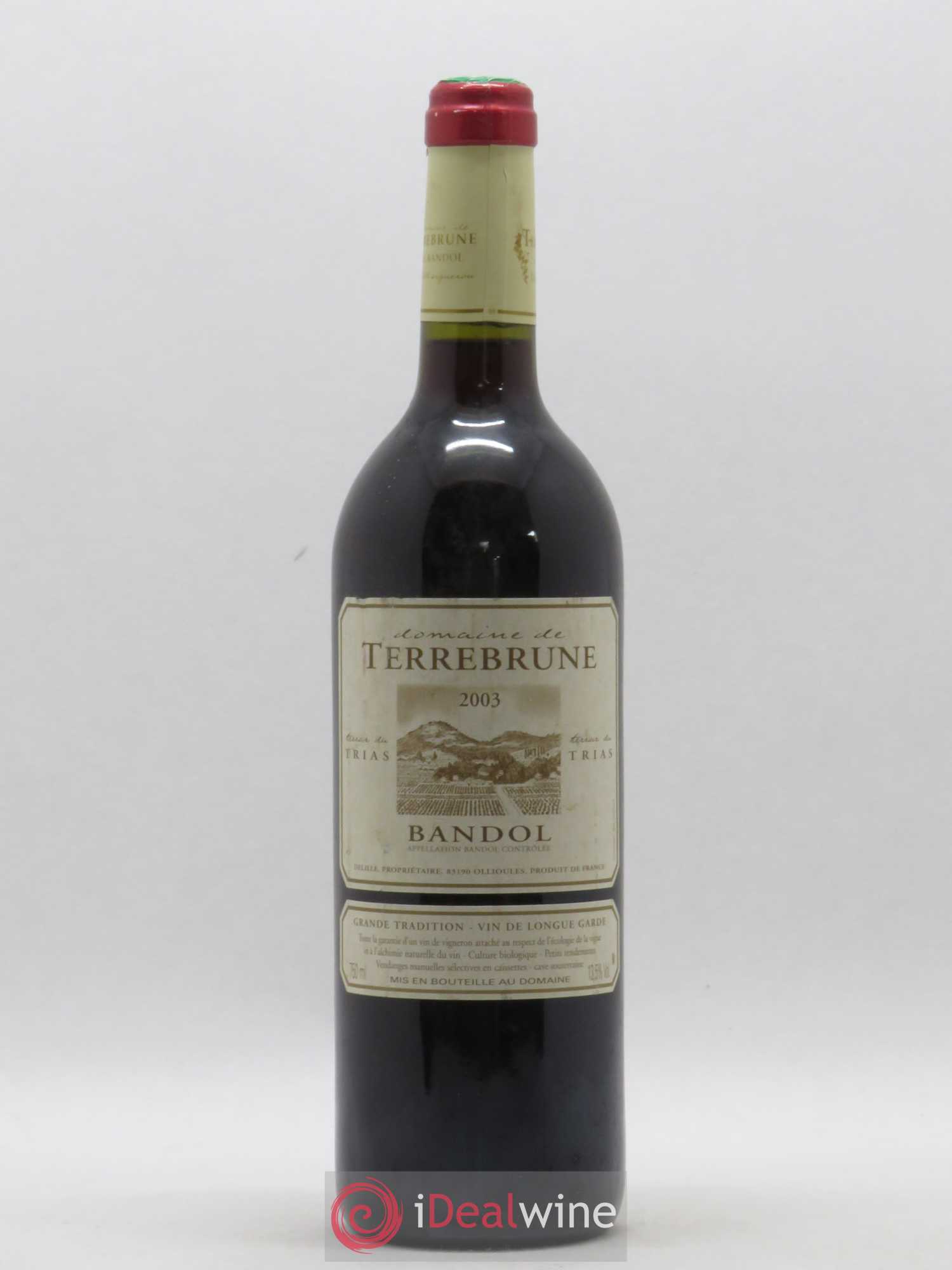 Bandol Terrebrune (Domaine de) 2003 - Lot de 1 bouteille - 0