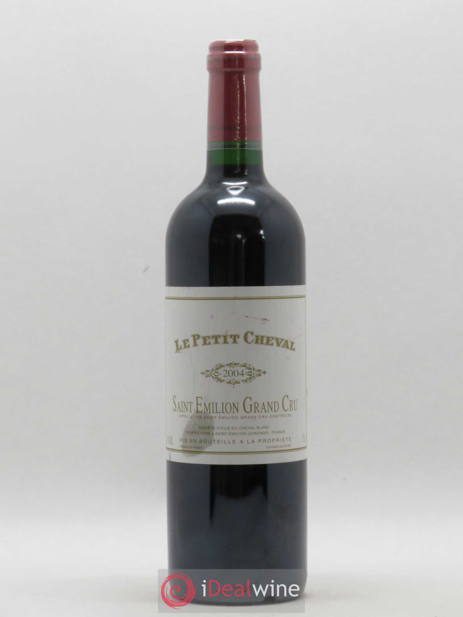 Le Petit Cheval Second Vin 2004 - Lot de 1 bouteille - 0
