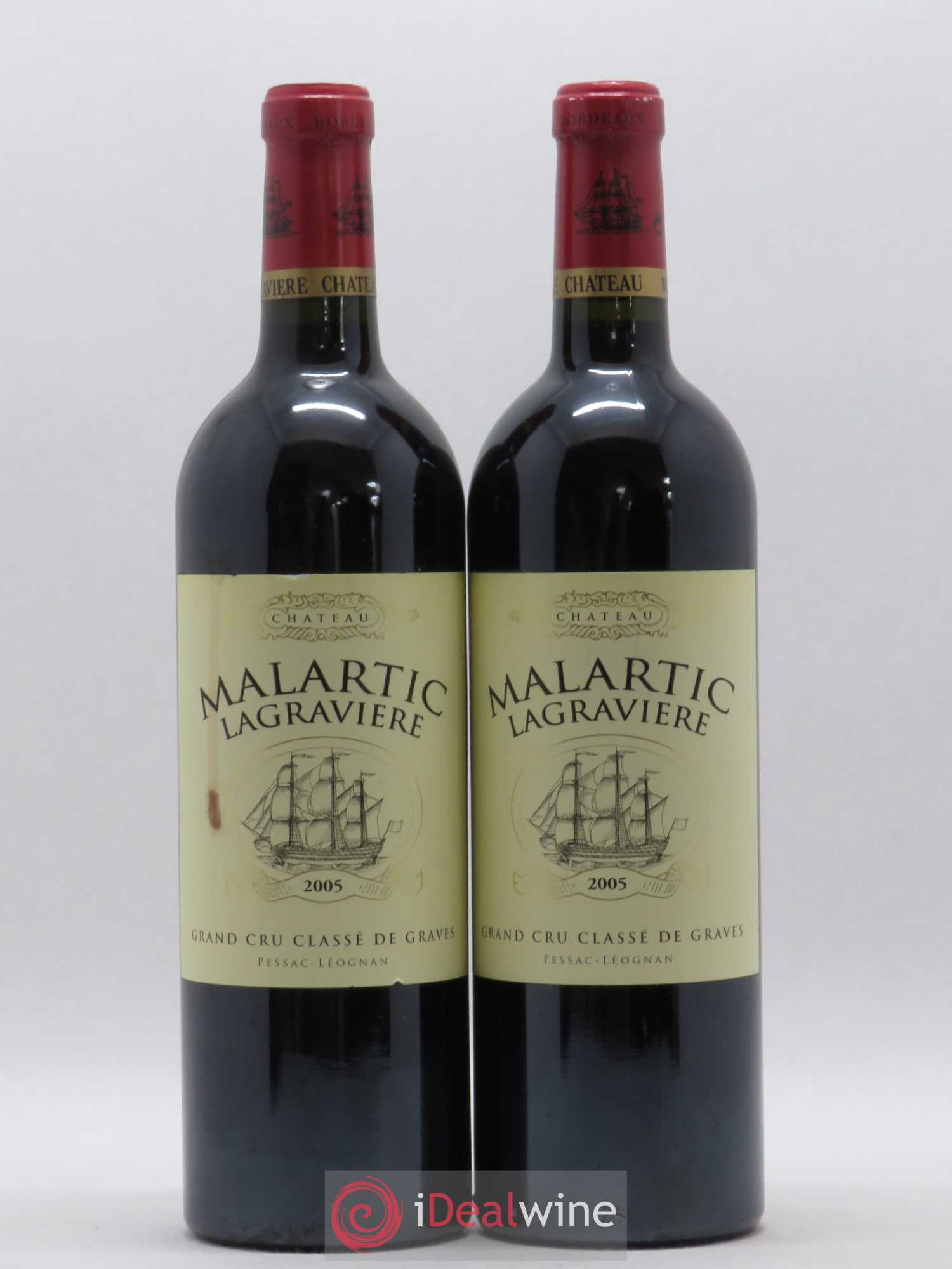 Château Malartic-Lagravière Cru Classé de Graves 2005 - Lot de 2 bouteilles - 0