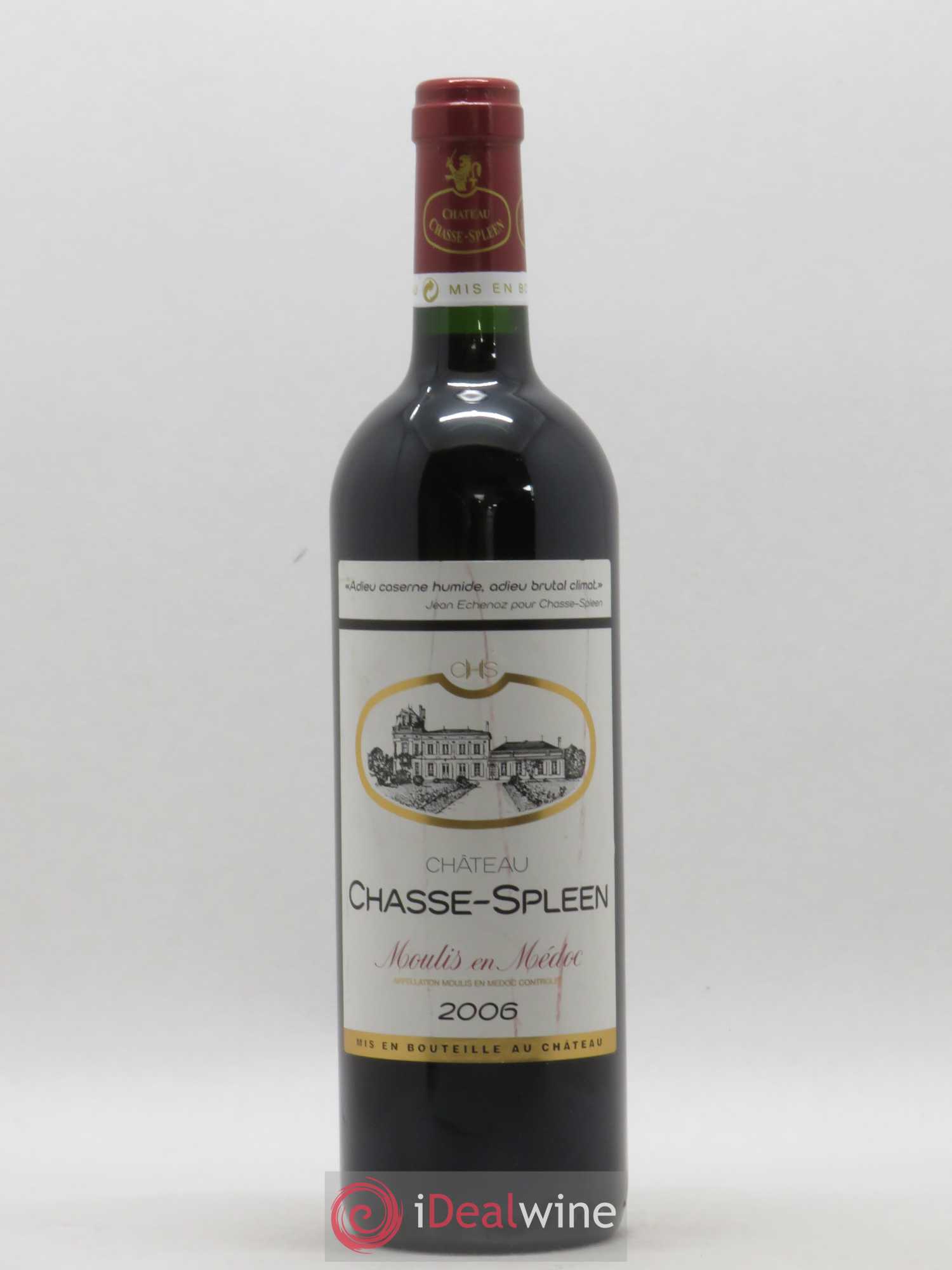 Château Chasse Spleen 2006 - Lot de 1 bouteille - 0