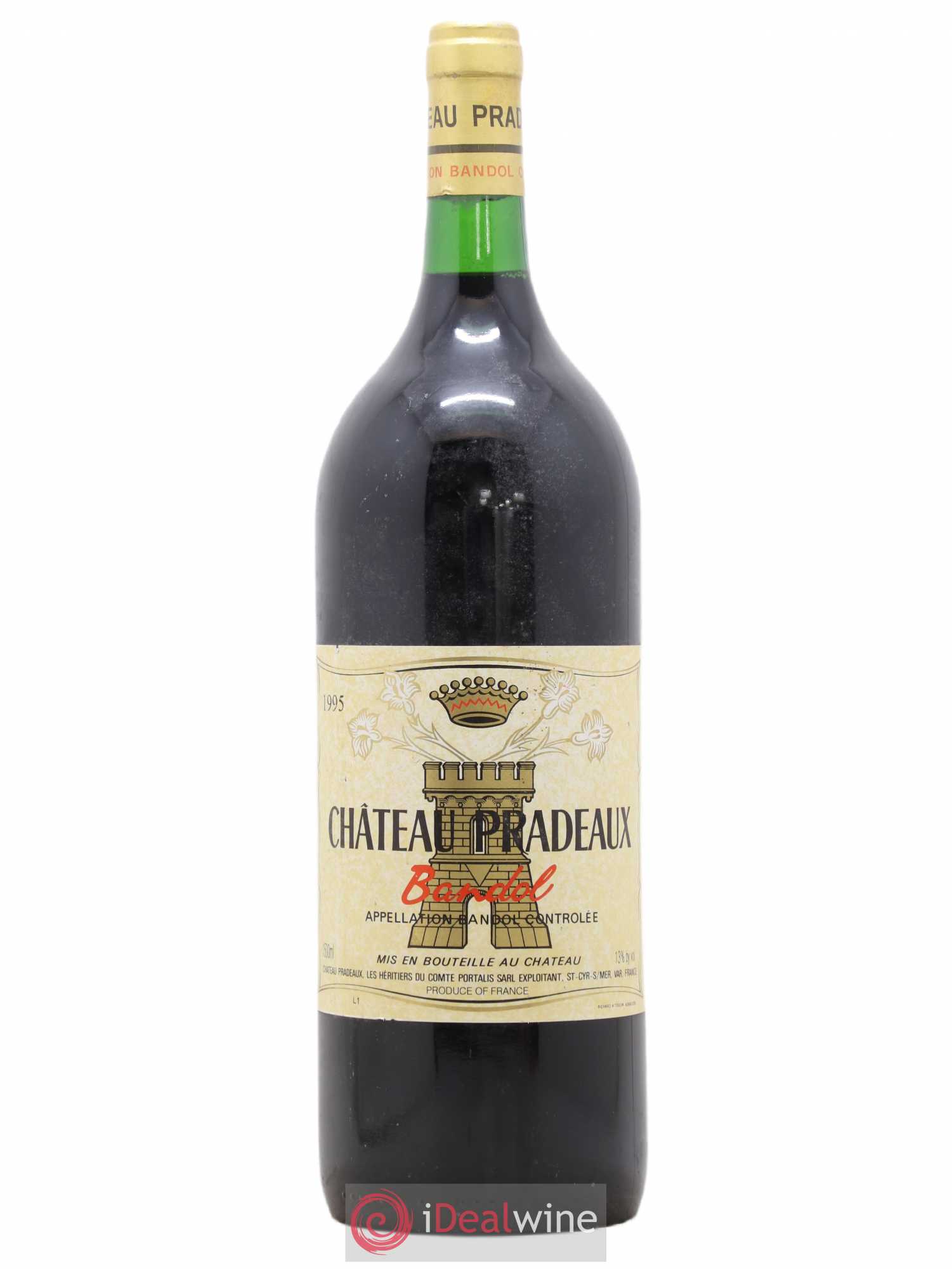 Bandol Château Pradeaux Famille Portalis (sans prix de réserve) 1995 - Lot de 1 magnum - 0