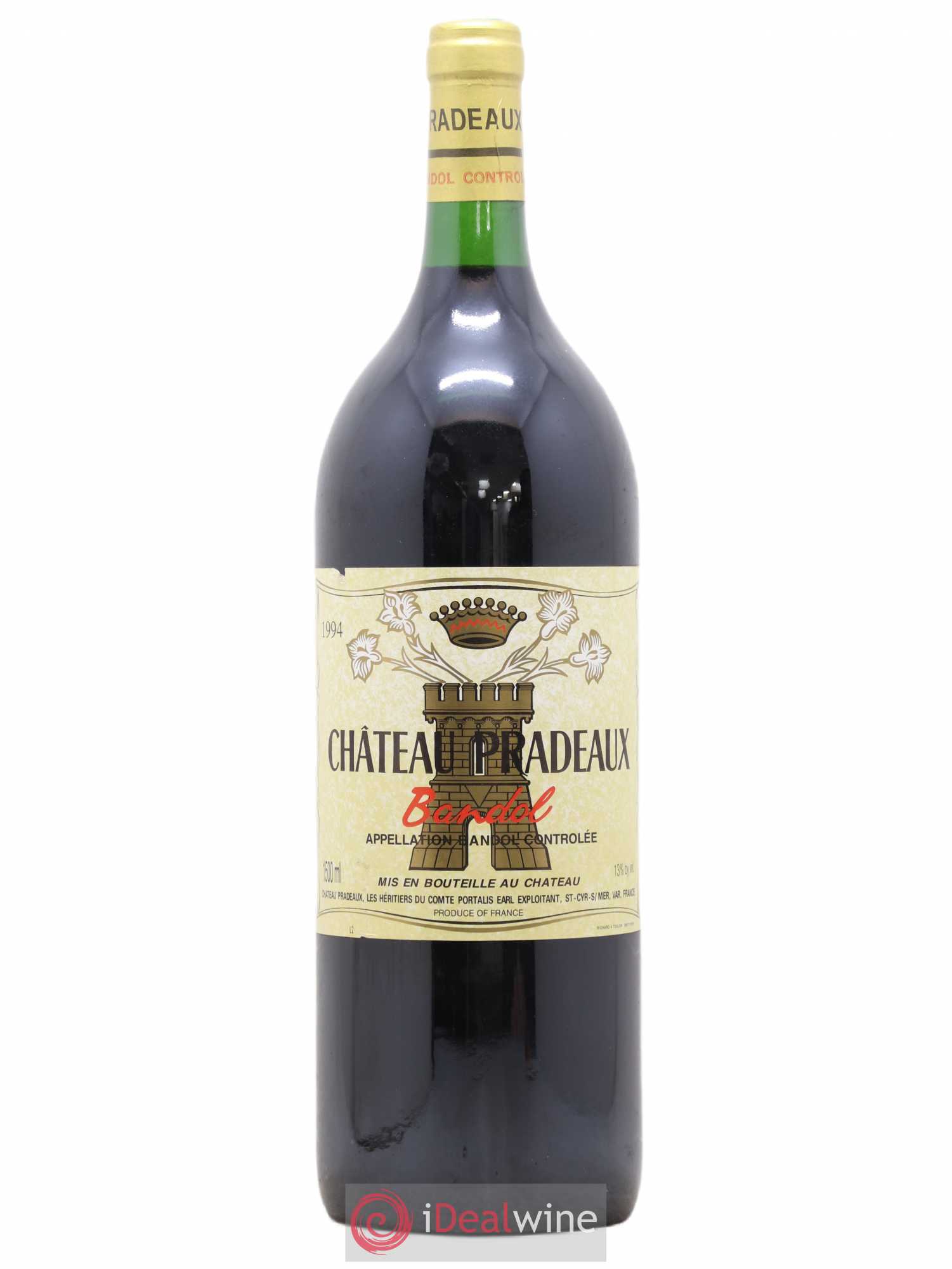 Bandol Château Pradeaux Famille Portalis 1994 - Lot de 1 magnum - 0