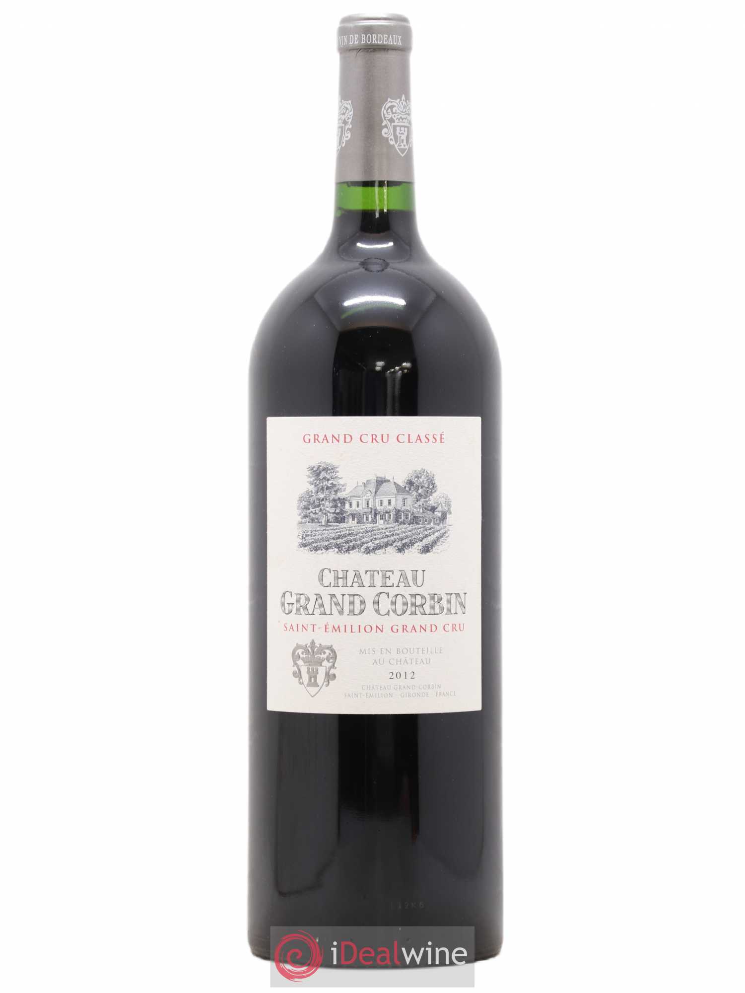 Château Grand Corbin Grand Cru Classé 2012 - Lot de 1 magnum - 0