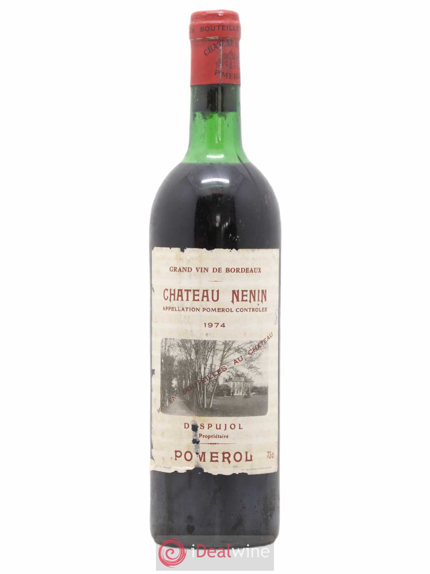 Château Nenin 1974 - Lot de 1 bouteille - 0