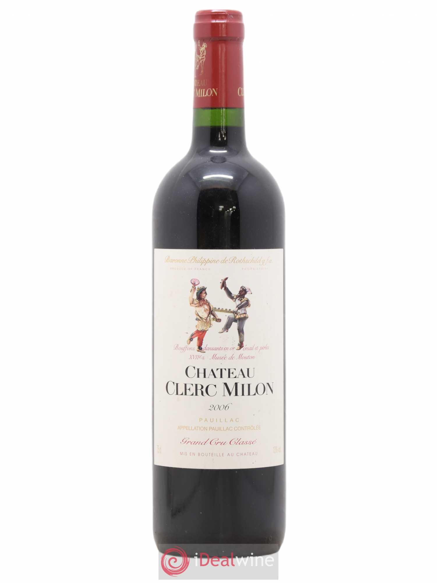 Château Clerc Milon 5ème Grand Cru Classé 2006 - Lot de 1 bouteille - 0