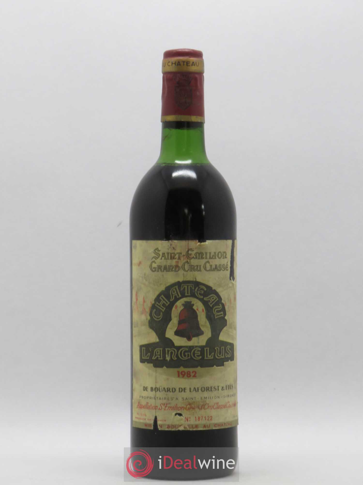 Château Angélus 1er Grand Cru Classé A 1982 - Lot de 1 bouteille - 0